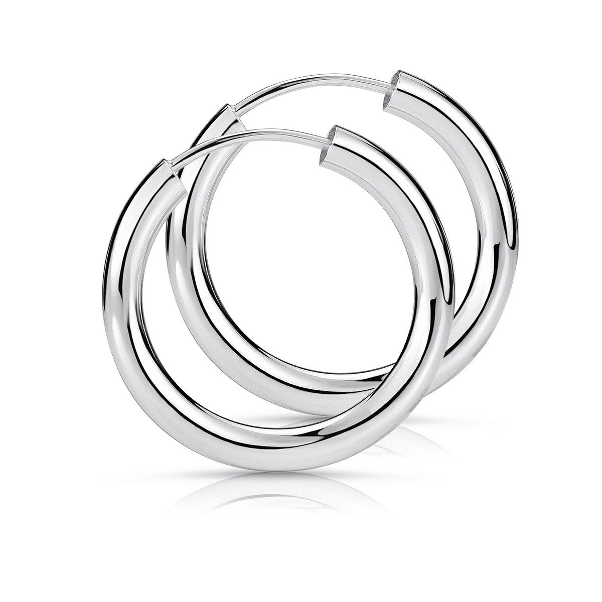 Paar Creolen Damen Herren klein Ø15mm SO-15