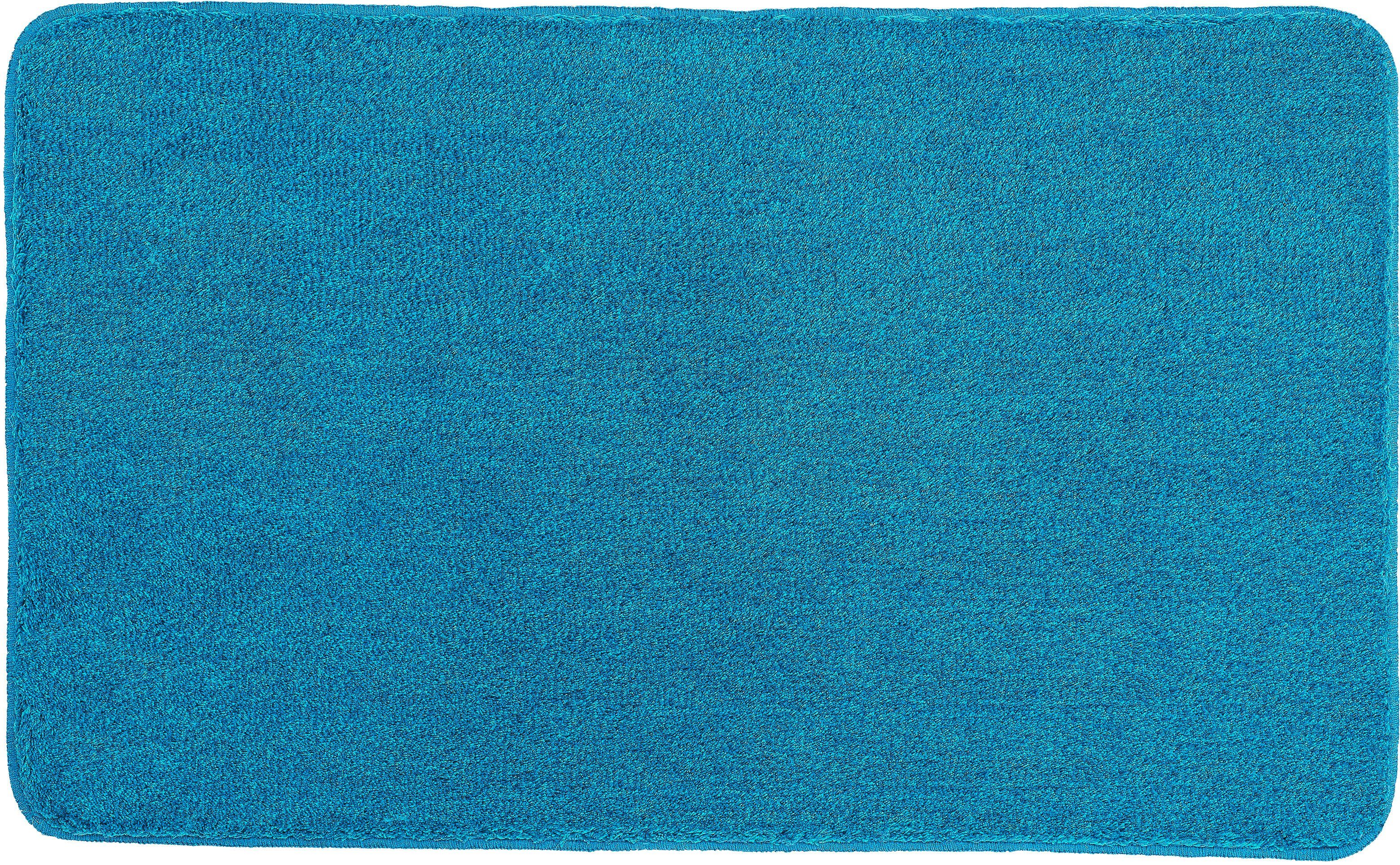 Kleine Wolke Badematte RELAX, Badvorleger, Badezimmer Teppich, Höhe 30 mm, rutschhemmend beschichtet, fußbodenheizungsgeeignet, Polyacryl, rechteckig, Badteppich, meliert, rechteckig, rund & als Set erhältlich