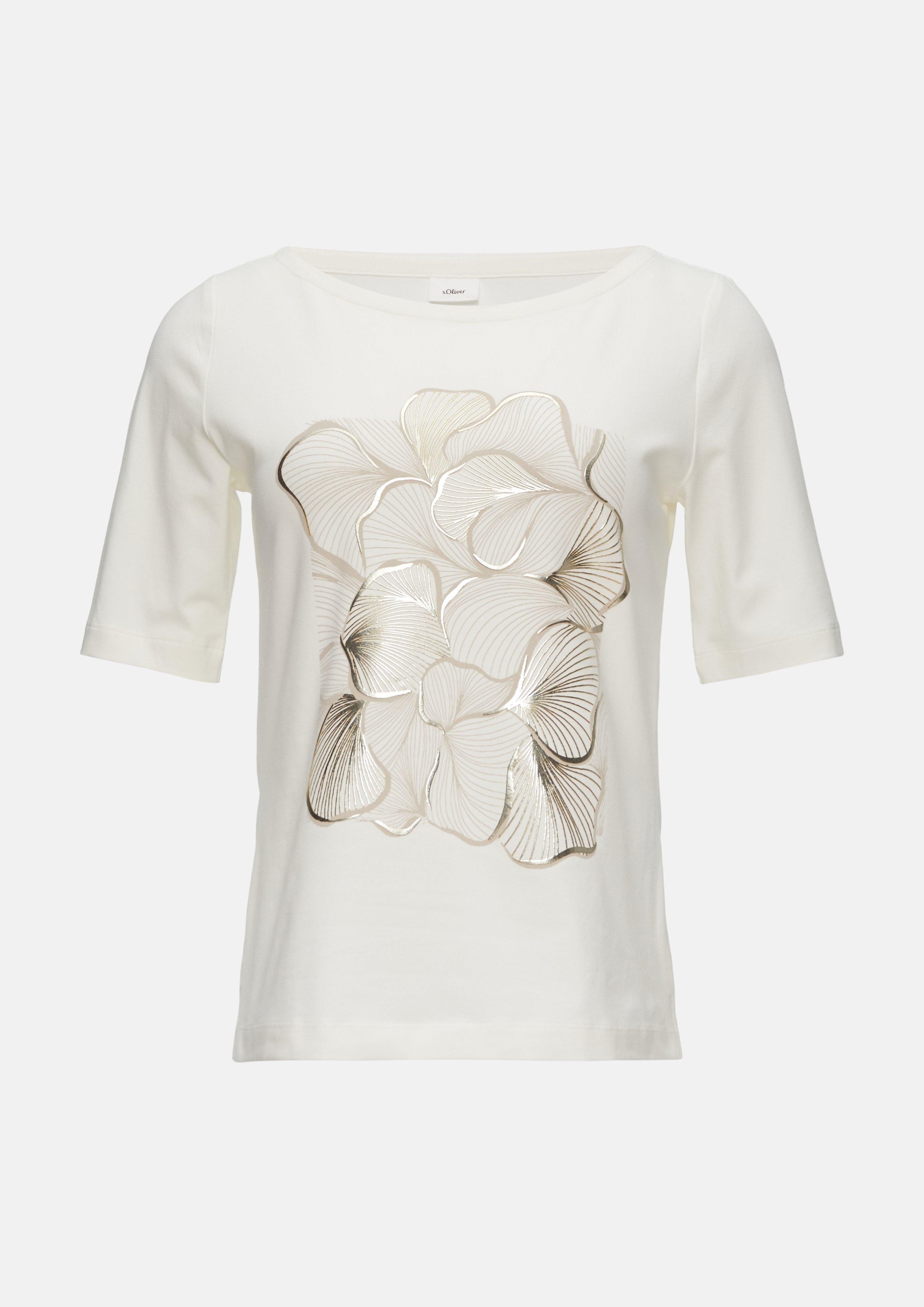 s.Oliver BLACK LABEL Kurzarmshirt Jerseyshirt mit günstig online kaufen