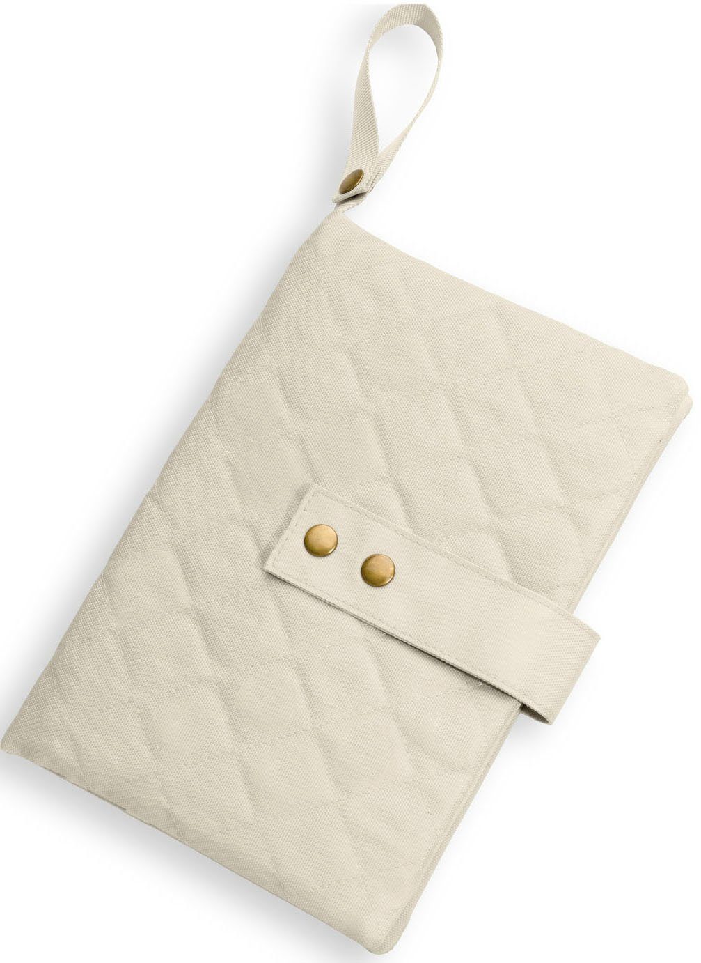 Windeltasche Walk N 2in1, Hauck beige, inklusive Wickelunterlage Change