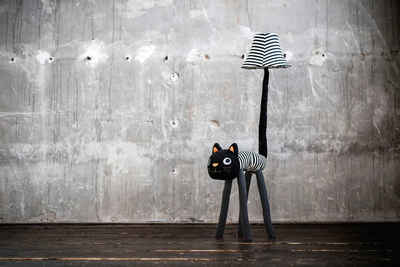 Happy Lamps for smiling eyes LED Stehlampe Luna die Katze, LED fest integriert, Neutralweiß, Hochwertig, Einzigartig, Zertifiziert, Nachhaltig