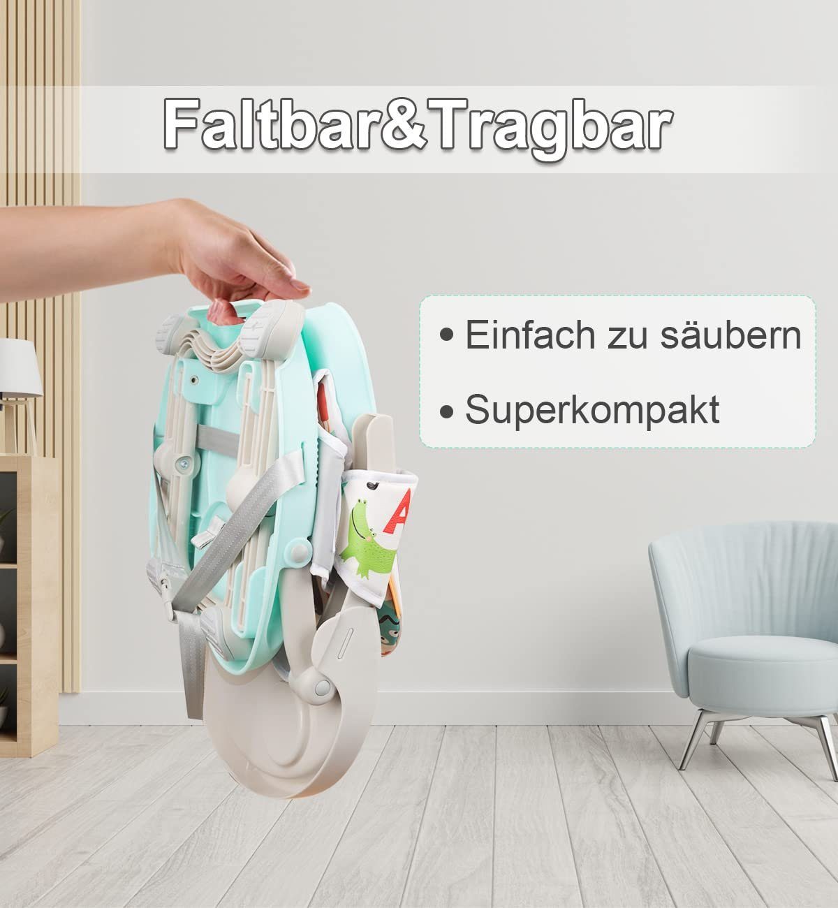 YOLEO Reisehochstuhl Sitzerhöhung Tragbar Booster kinderstiz günstig online kaufen