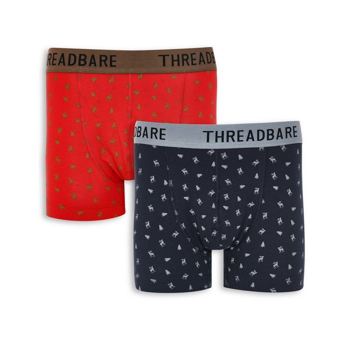 Threadbare Boxershorts Hipster Fit Pack 6 (2-St)