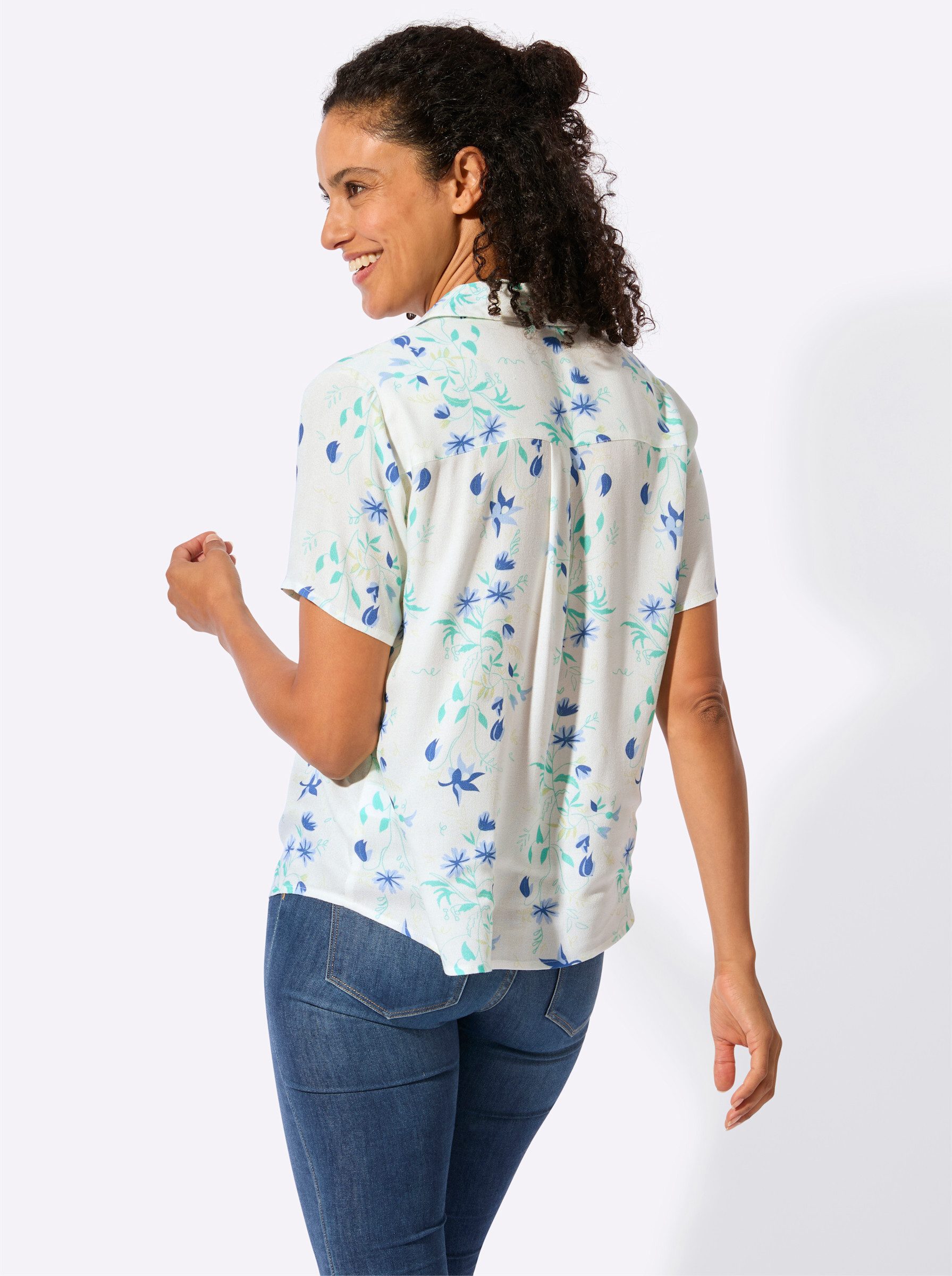 Witt Klassische Bluse Hemdbluse Kurzarm günstig online kaufen