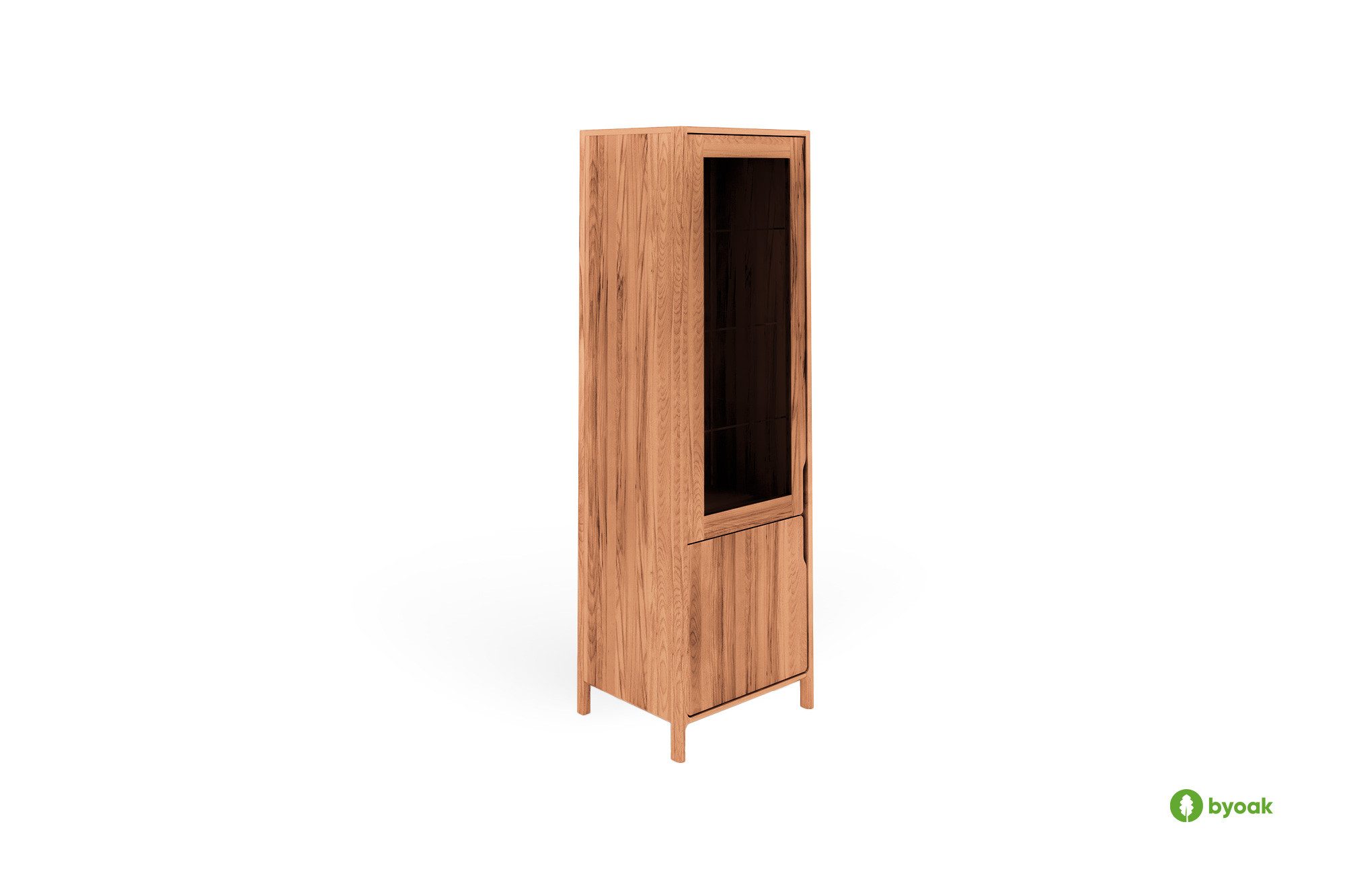 byoak Vitrine TWIG aus Massivholz Naturgeölt