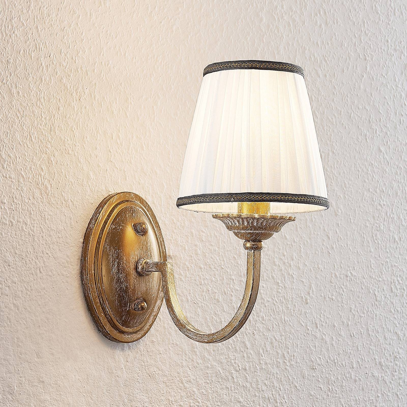 Lindby Wandleuchte Lumiel, Bronze IP20, 1 x 40 W