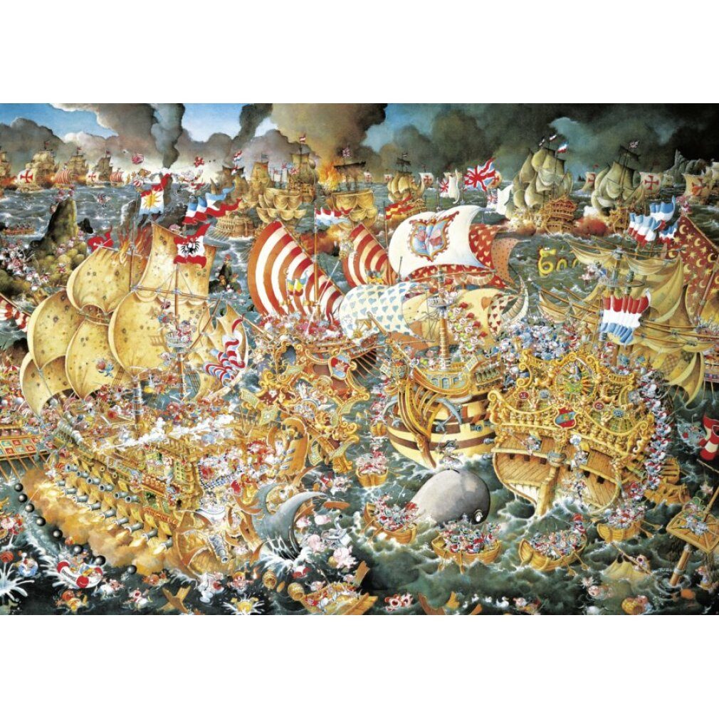 HEYE Puzzle Puzzle Schlacht von Trafalgar 2000 Teile, Puzzleteile