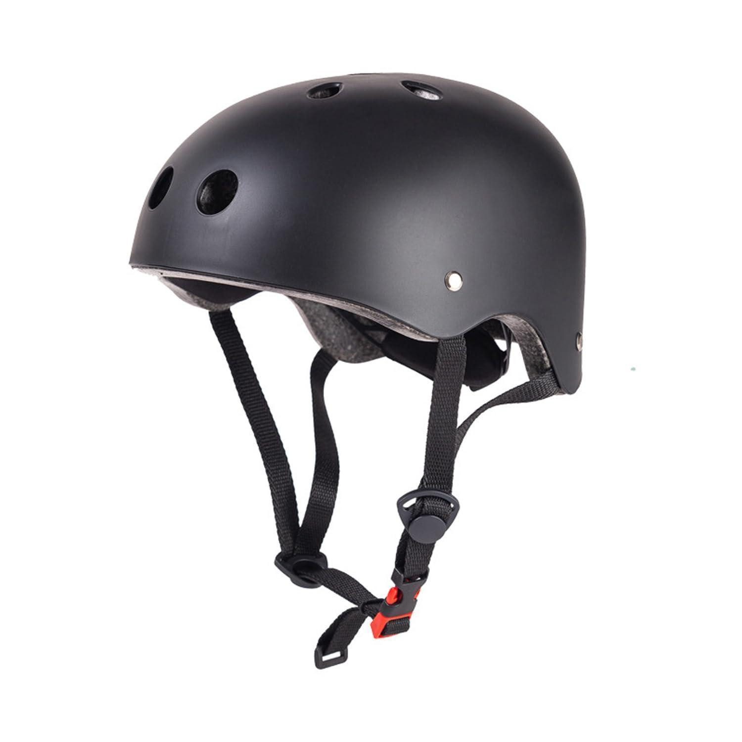 LuxusKollektion Kinderhelm Kinder Fahrradhelm Skateboardhelm Schwarz S
