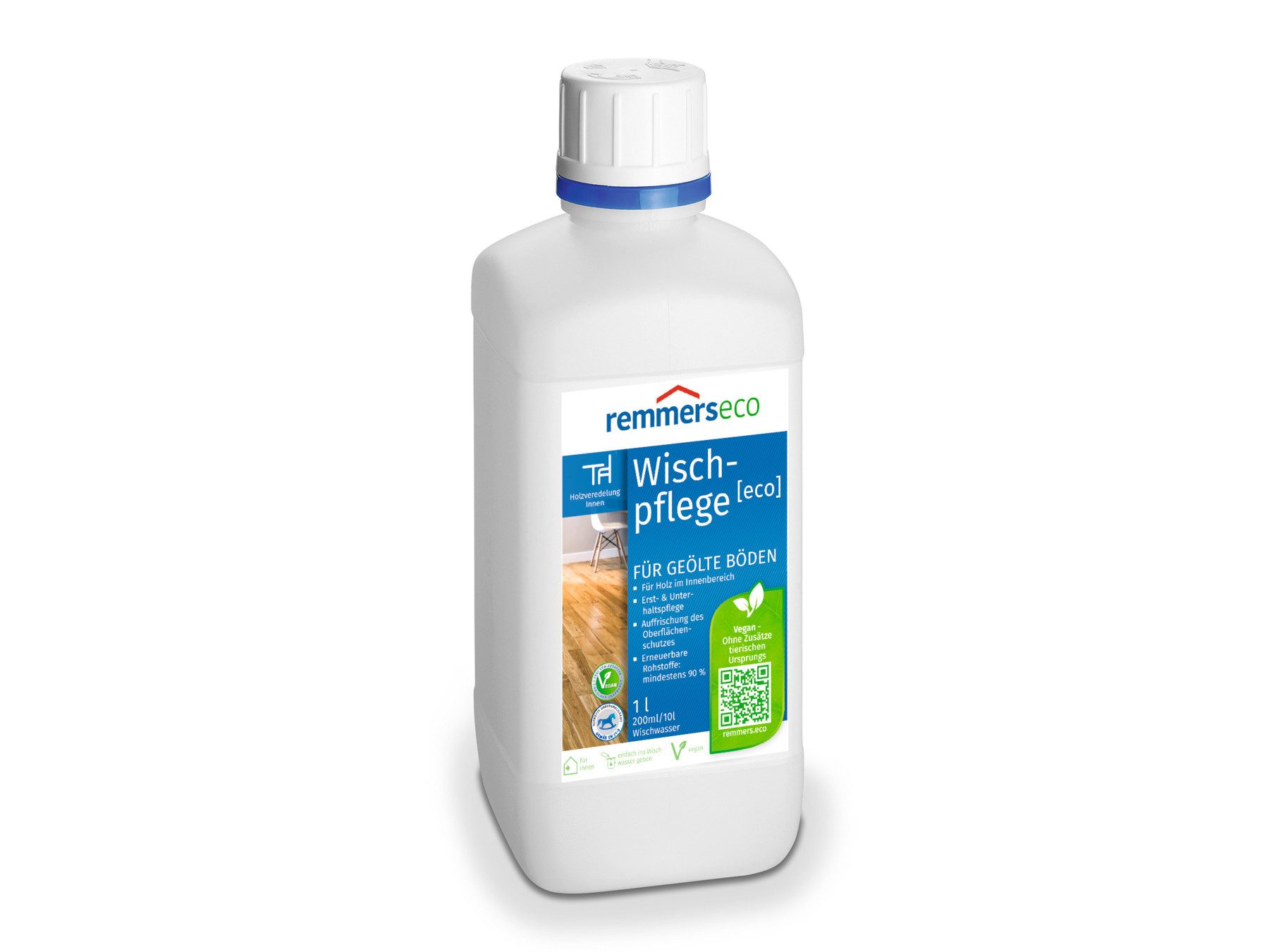 Remmers Wischpflege für geölte Böden [eco] 1 Liter Pflegeset (nachhaltig, vegan)