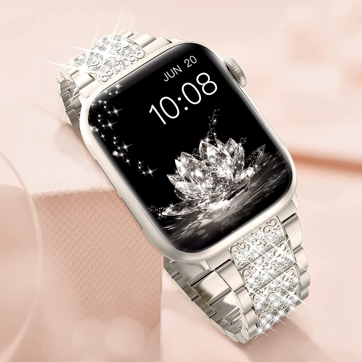 Diida Smartwatch-Armband Watch Band, Armband, iWatch, 38/40/ 6, Sternfarbe 7, Apple mm, Watch, 41 Serie 2, 1 SE, Band 3, 5, für für 4