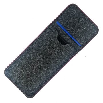K-S-Trade Handyhülle für Sony Xperia 5 IV, Handy Schutz Hülle Schutzhülle Handyhülle Filztasche Pouch