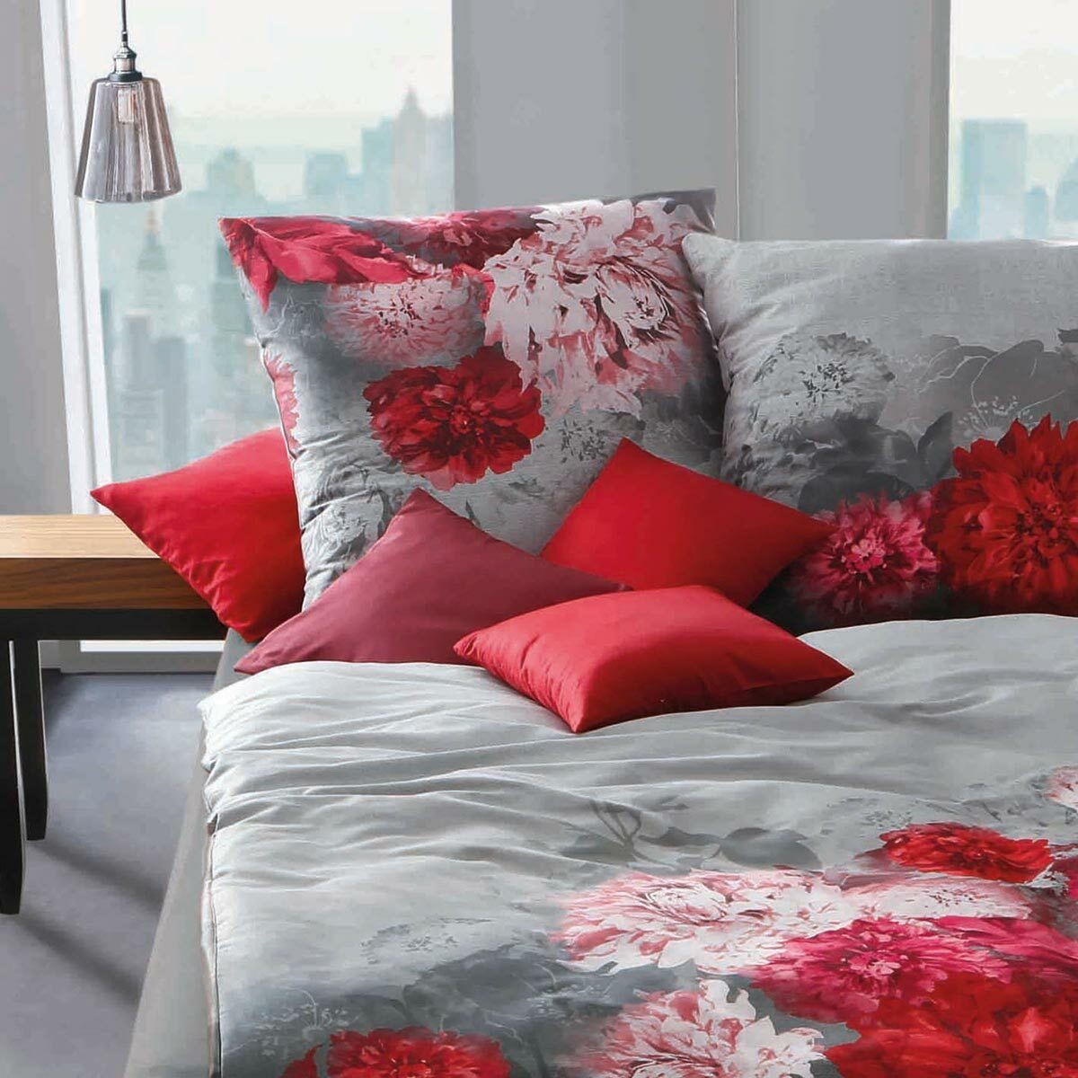 TRAUMSCHLAF Bettwäsche Flamenco, Mako Satin, 2 günstig online kaufen