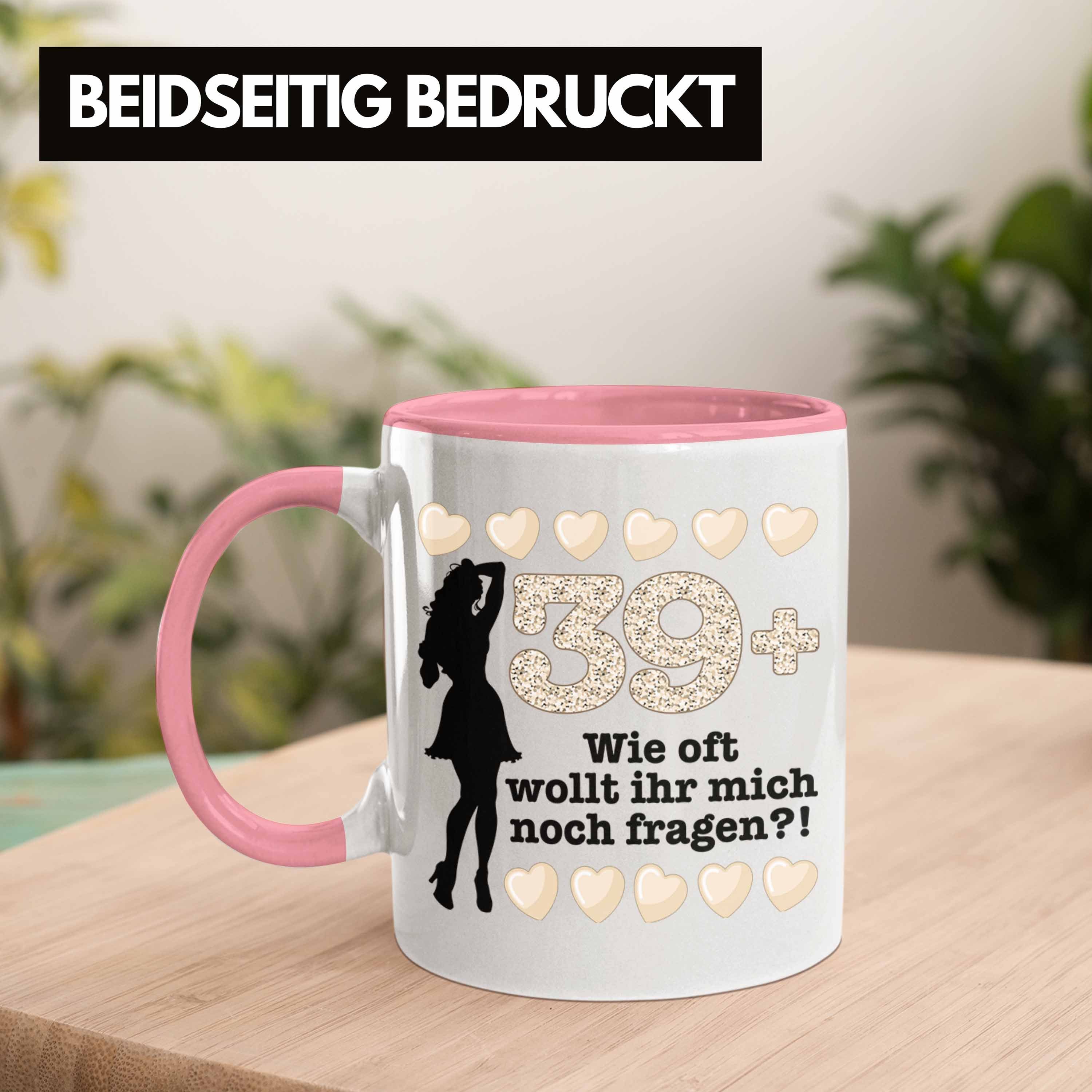 Geburtstag Rosa Frauen Geschenkidee Trendation Geburtstag Spruch Tasse Mutter Perfektion 40er Mama Trendation 40. Tasse Geschenk -