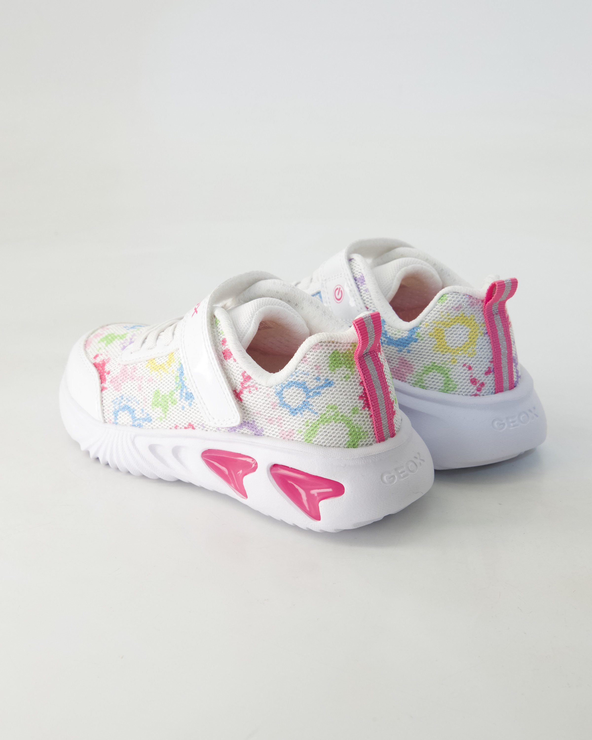 Geox J Assister Girl Klettschuh Obermaterial: Textil und Sonstiges Material