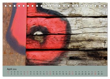 CALVENDO Wandkalender PURPURismus (Tischkalender 2024 DIN A5 quer), CALVENDO Monatskalender