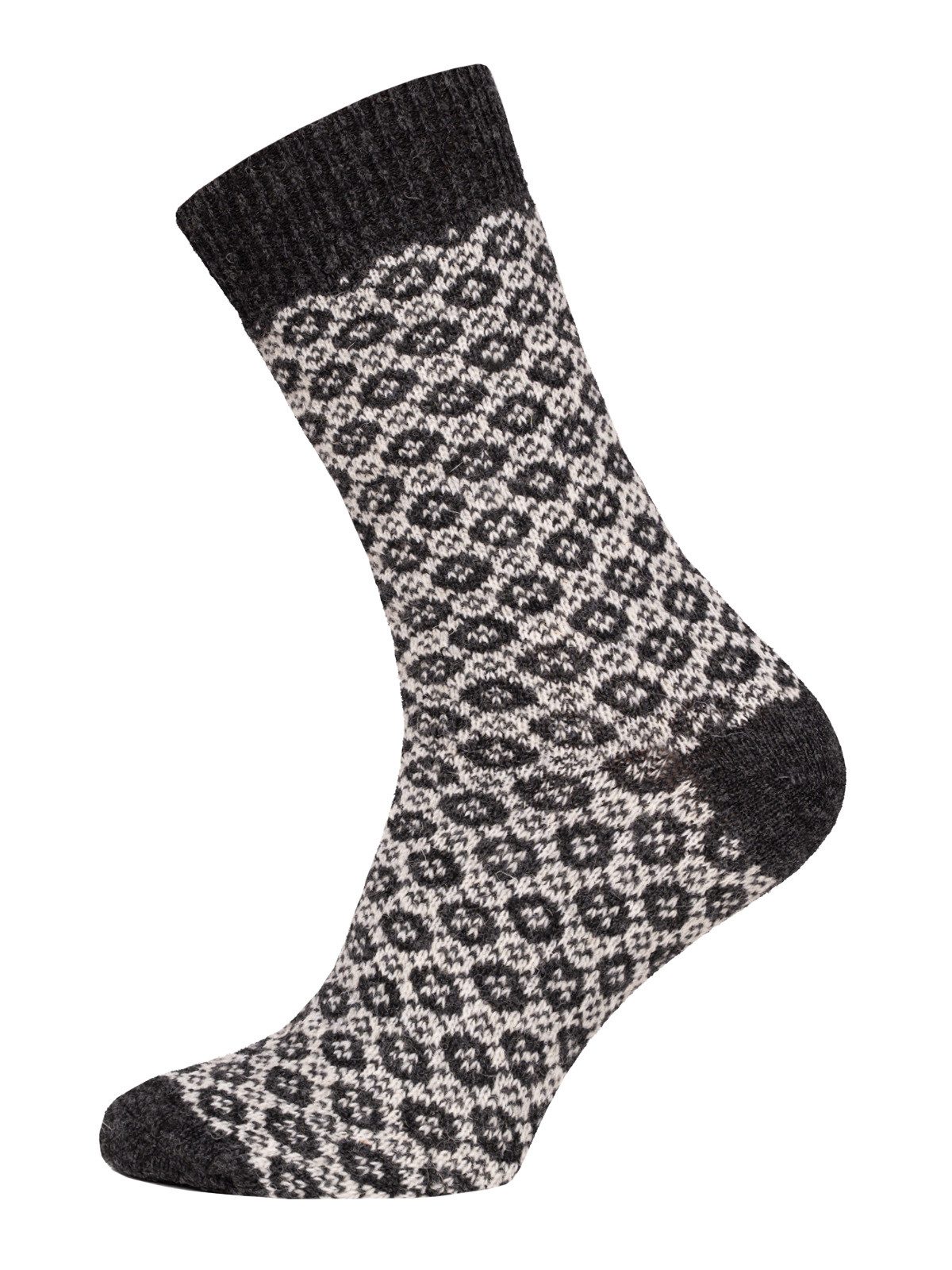 HomeOfSocks Socken 80% Wollsocken Business Casual Wear Dot Design dünne strapazierfähige Socken mit 80% Wollanteil