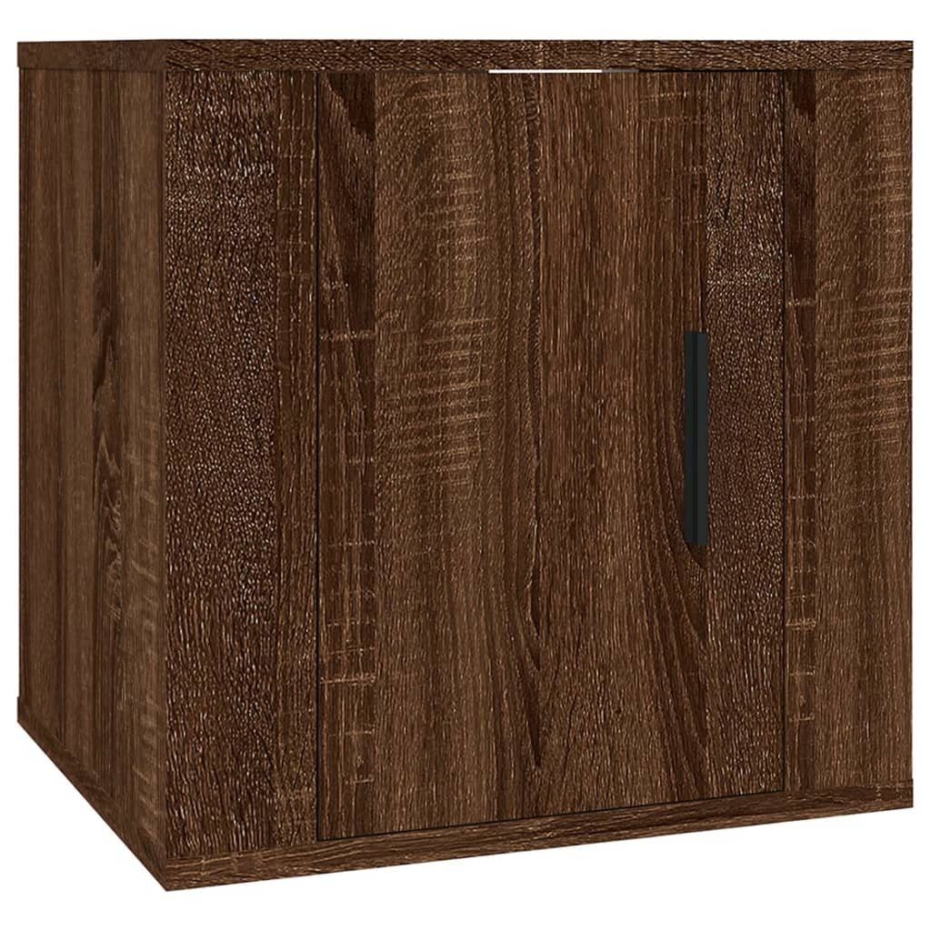 TV-Wandschrank Eiche Braune cm Eichen-Optik TV-Schrank 40x34,5x40 Braun (1-St) vidaXL