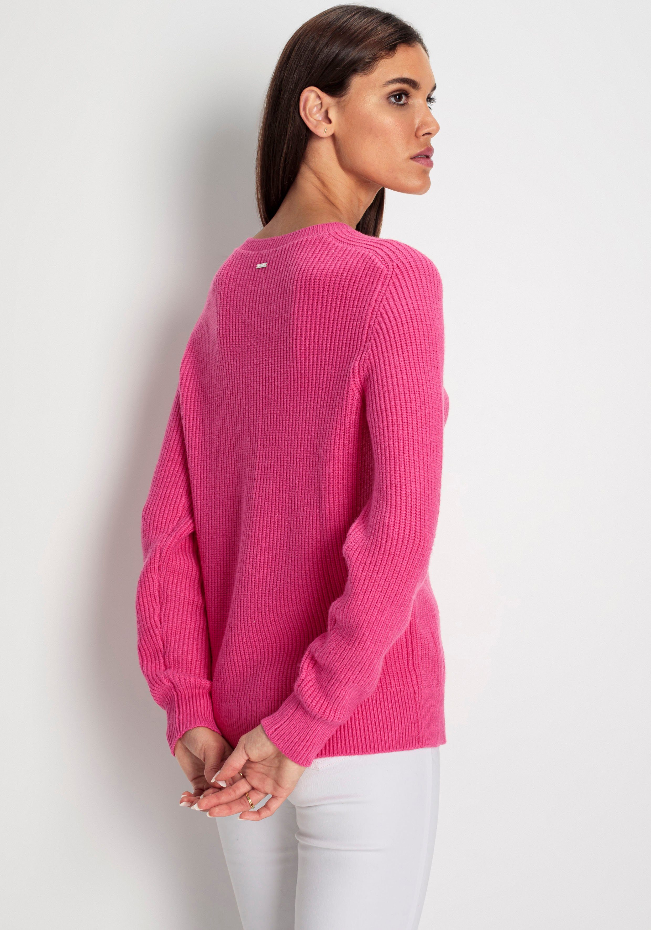 HECHTER PARIS Strickjacke mit Knopfleiste