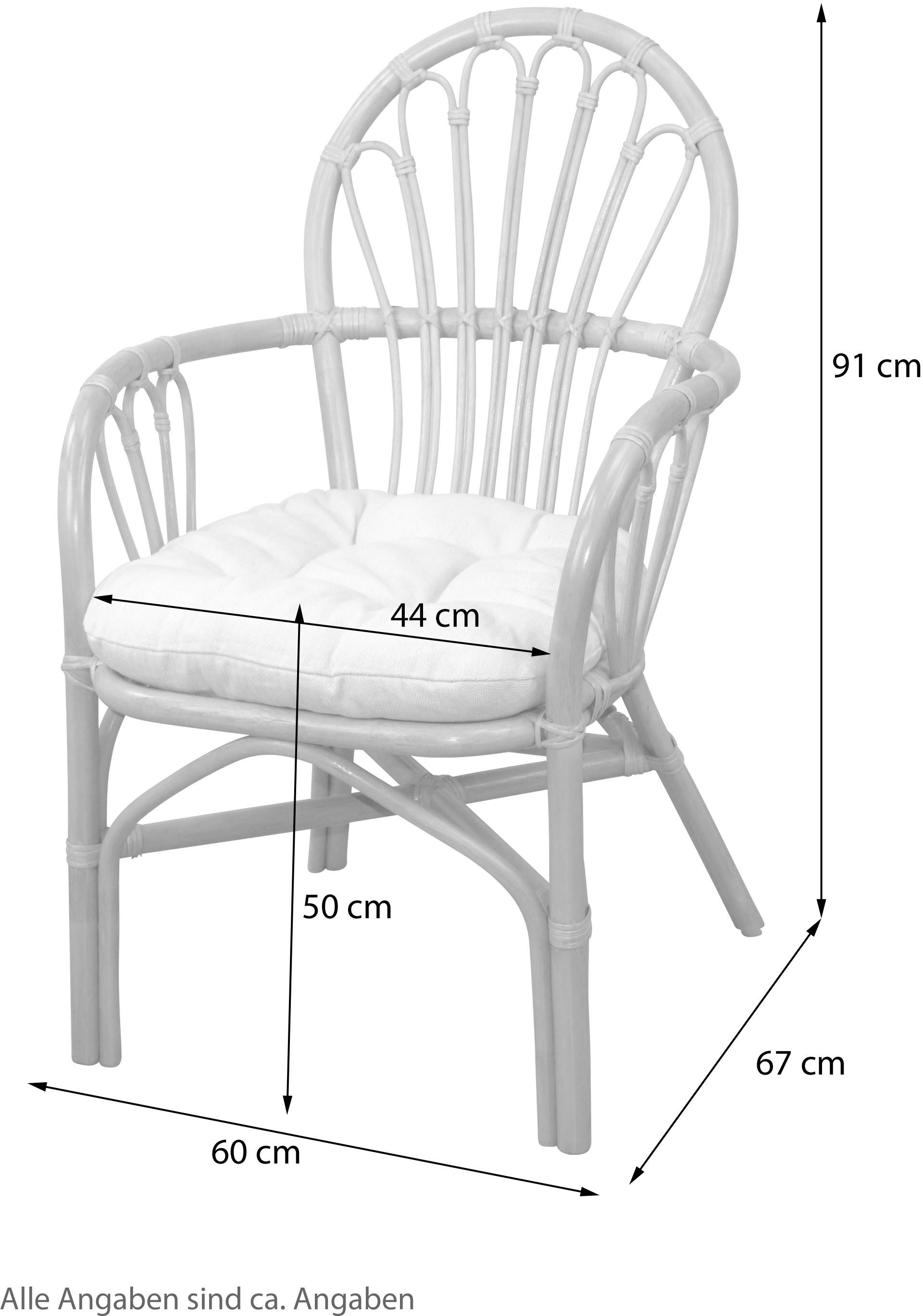 HOFMANN LIVING AND MORE Esszimmersessel (1-St., Inklusive Sitzkissen), Hand günstig online kaufen