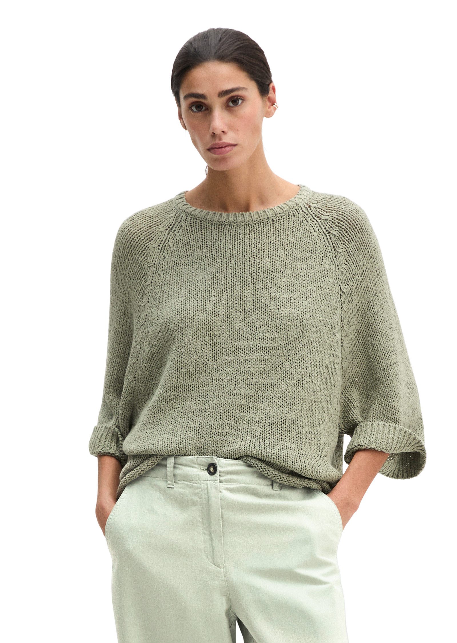 Marc O'Polo Strickpullover aus Bändchengarn