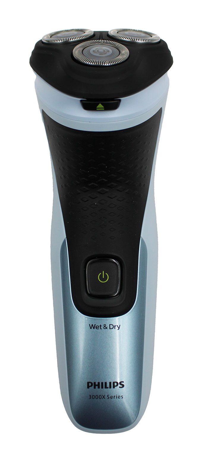 Philips Elektrorasierer X3063/00 Series3000X elektr. Nass-/Trockenrasierer Akku USB Himmelblau