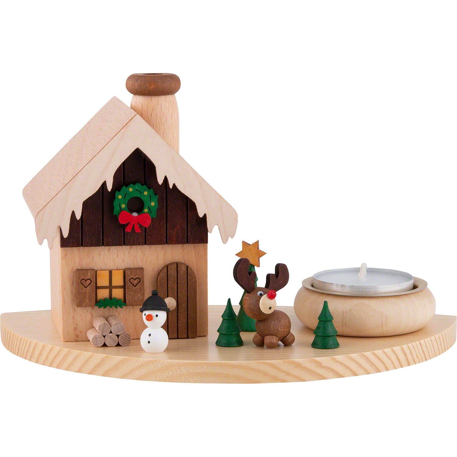 Ullrich Kunsthandwerk Фигурка курильщик Rauchhaus Weihnachtszeit (10,5cm) von Ullrich Kunsthandwerk