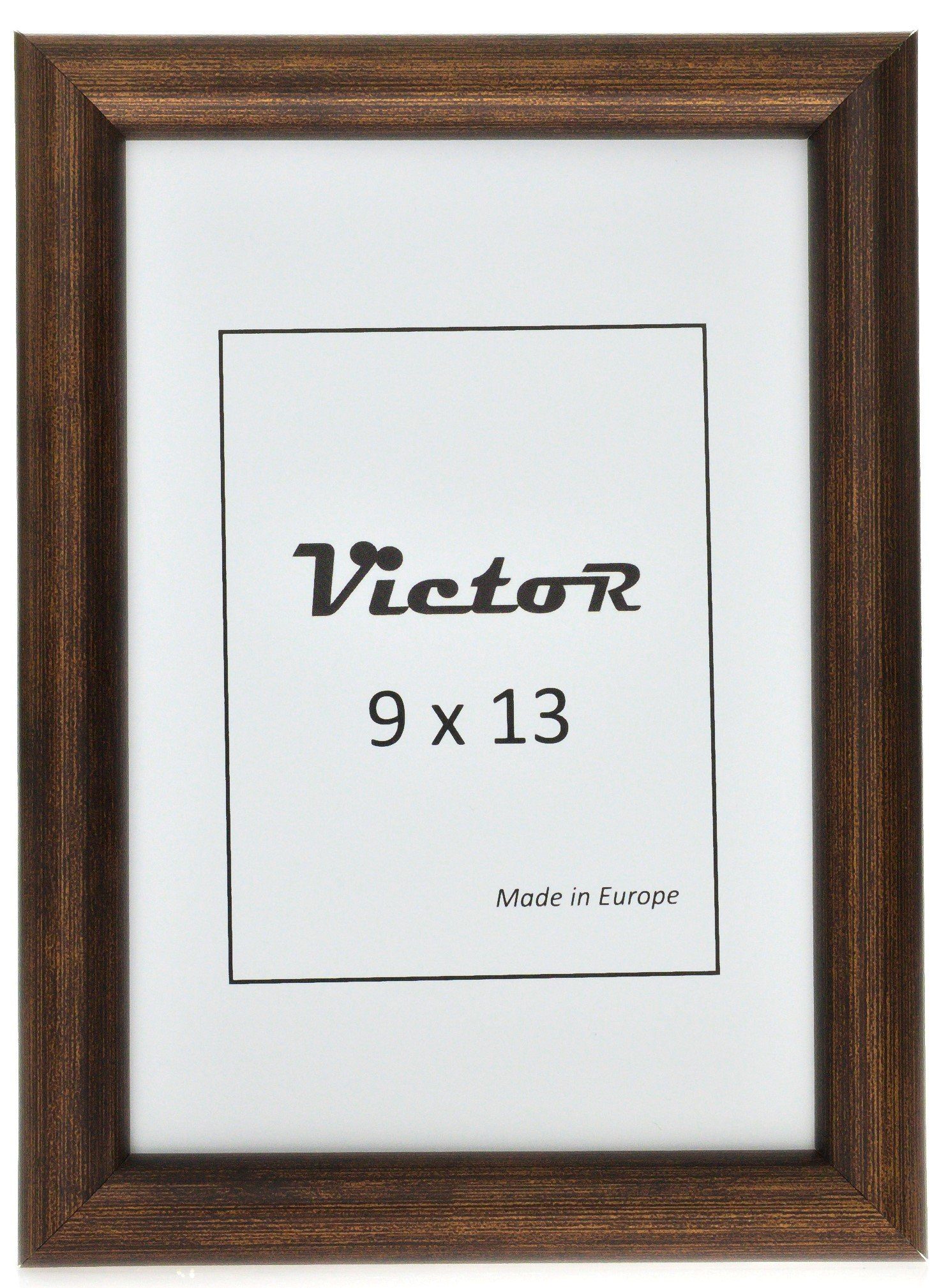 Victor (Zenith) Bilderrahmen David, in braun, 9x13 cm, Leiste: 14x17mm, Kunststoff Rahmen