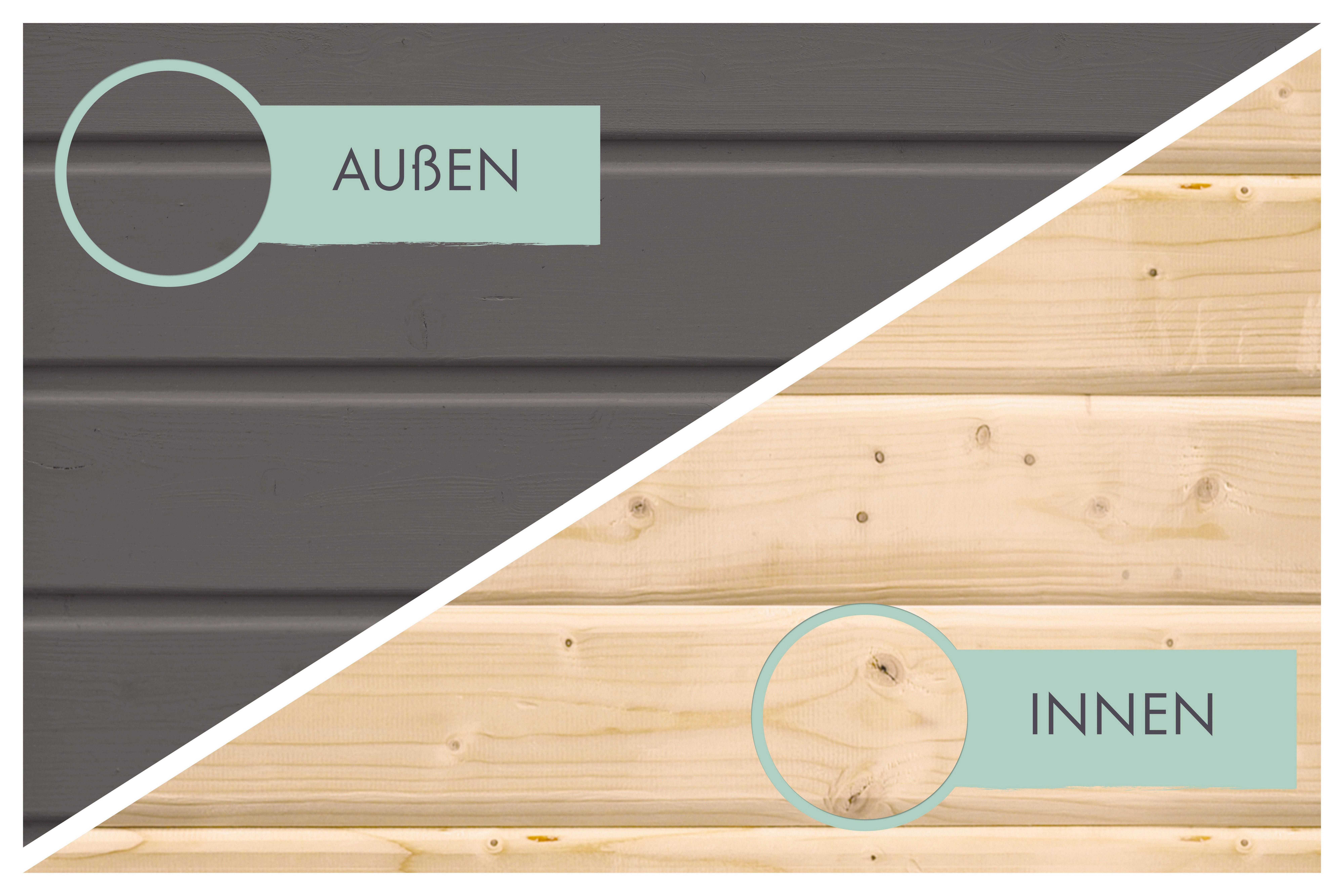 Karibu Gartenhaus Prenzlau, BxT: 458x302 cm