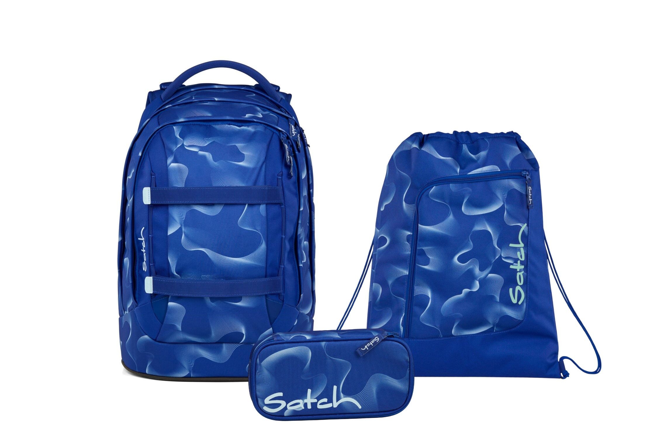 Satch Schulranzen Schulrucksack-Set PACK Vibrant Blue günstig online kaufen