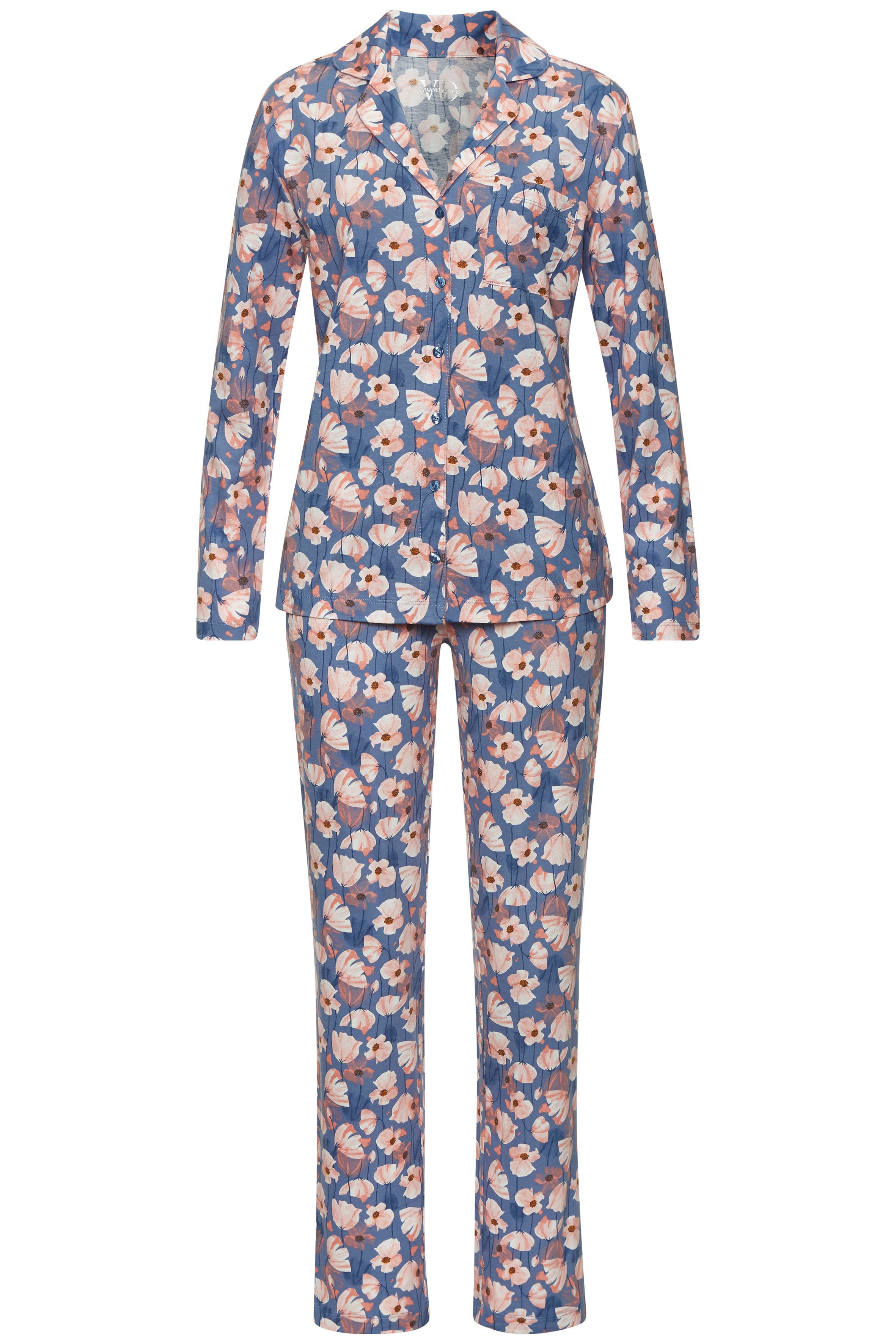 Vivance Dreams Pyjama (Set, 2 tlg) Mit schönem Muster günstig online kaufen