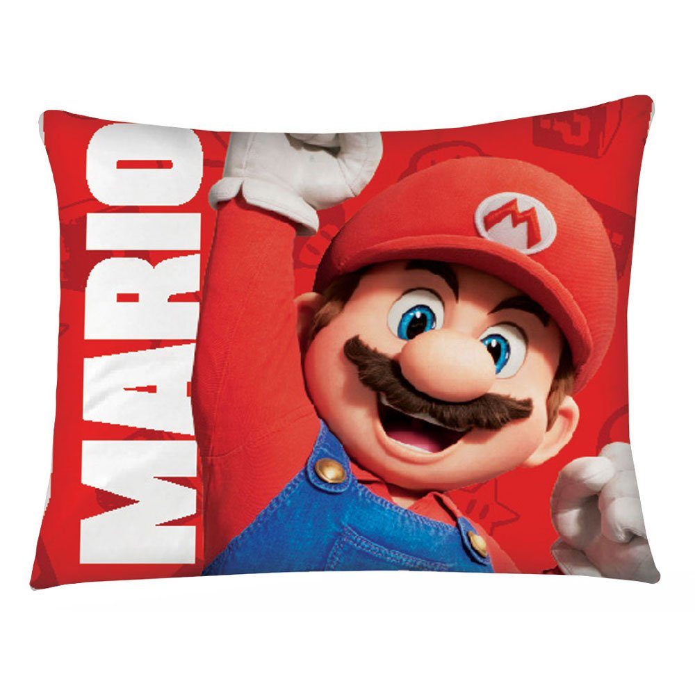 Super Mario Bettwäsche Super Mario Wende Bettwäsche Nintendo Kopfkissen Bettdecke 140x200 cm, Renforcé, 2 teilig, 100% Baumwolle