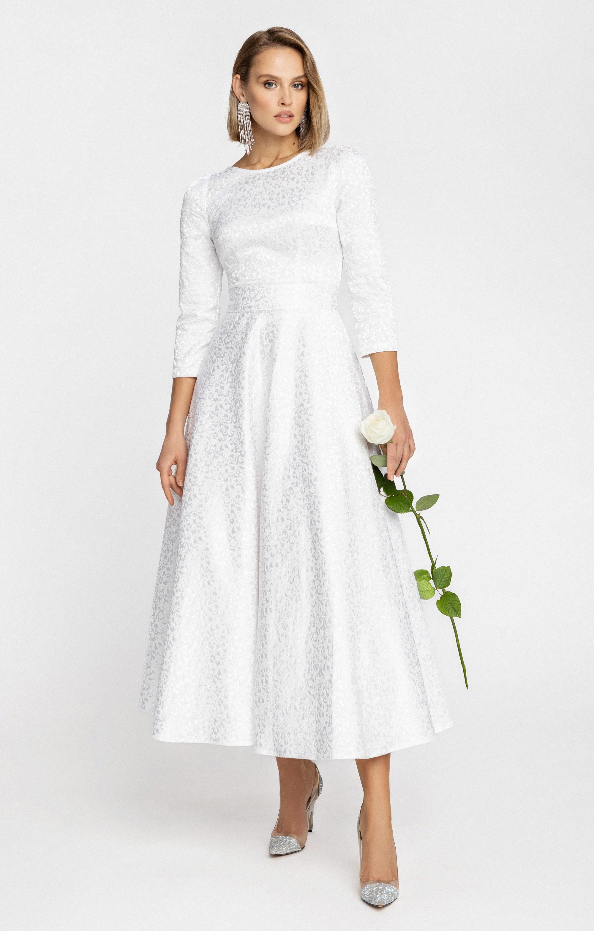 MATSOUR'I Brautkleid Alyzee Jacquard mit Reliefoberfläche