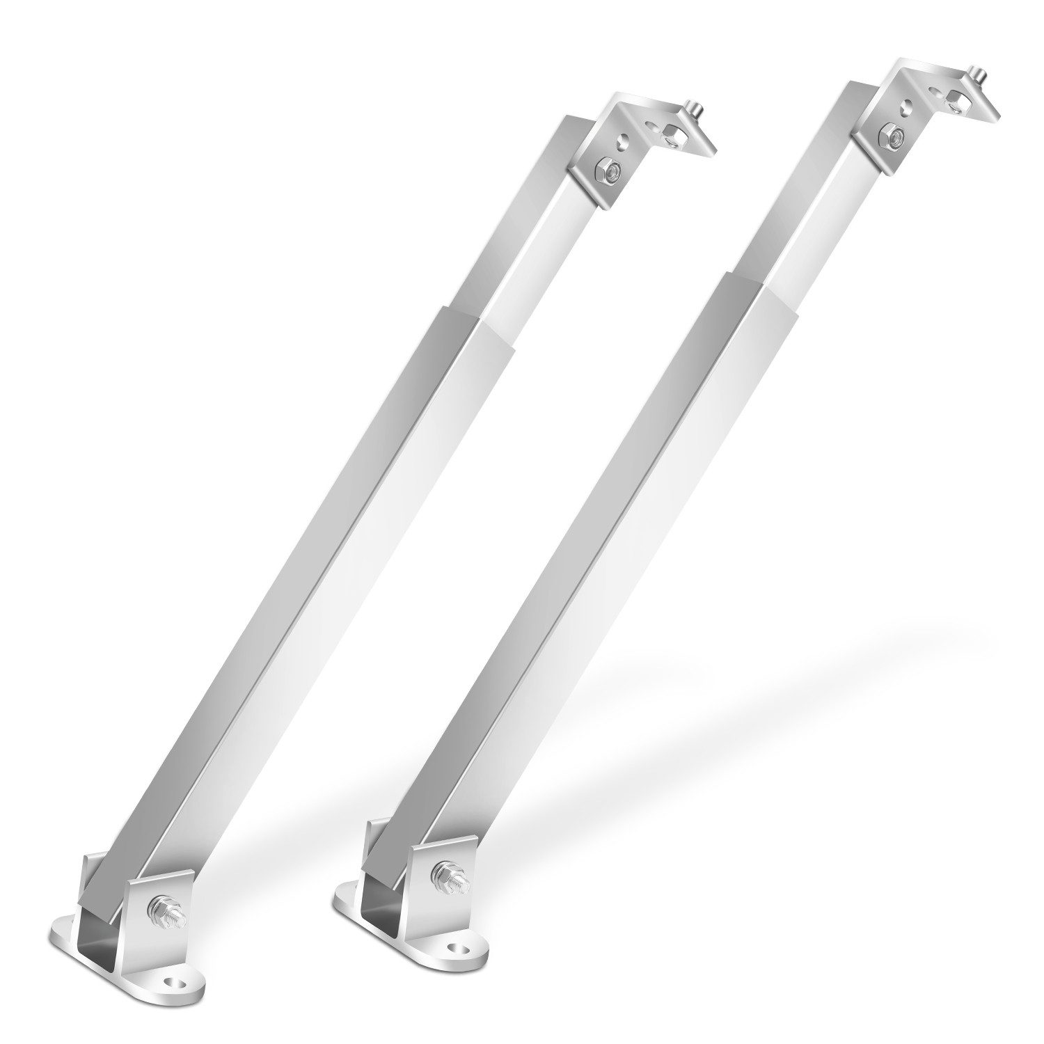 Clanmacy Solarmodul-Halterung 2/4x Solarmodul Halterung Aufständerung Solarmodul Halterung