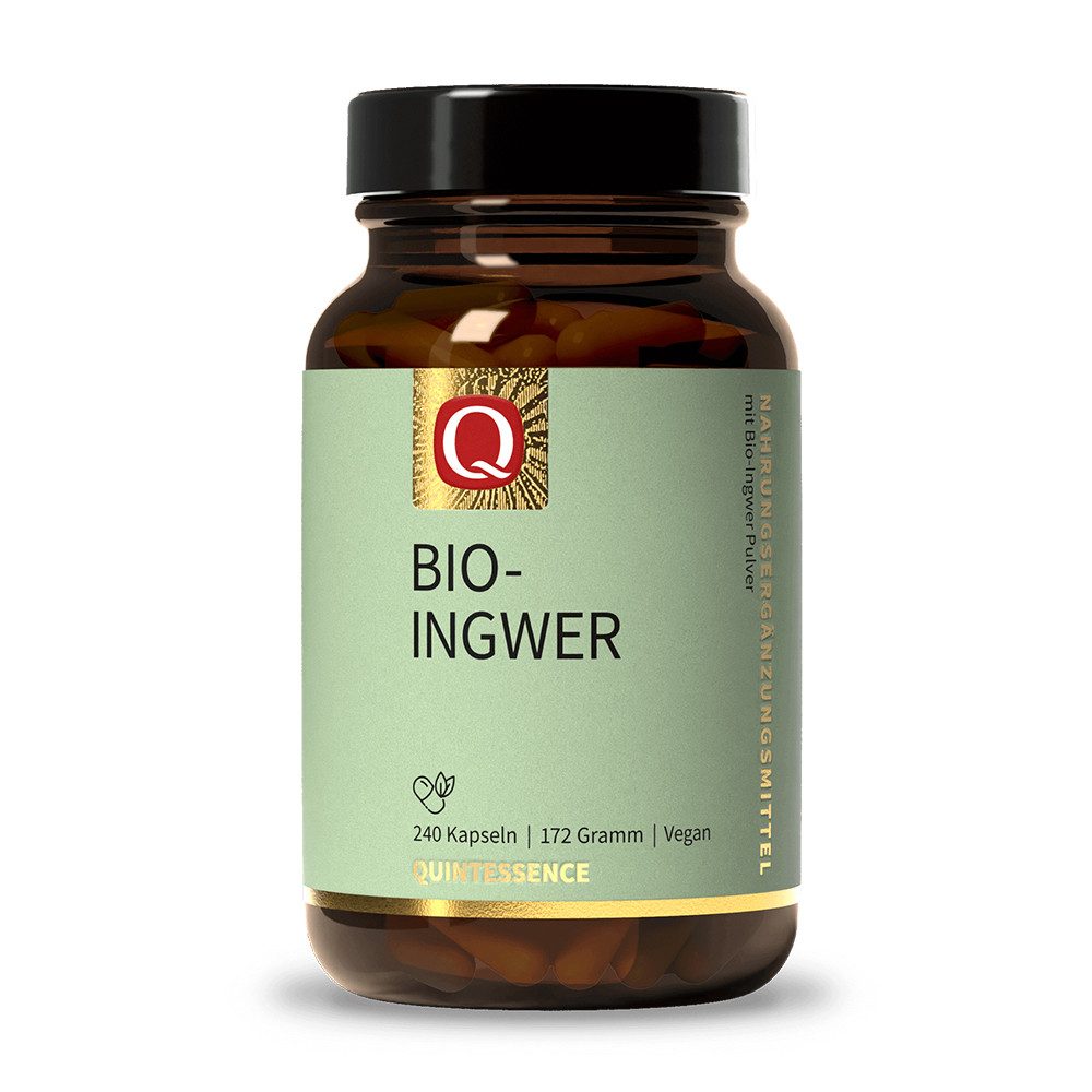 Bio-Ingwer - 3 Monats Vorrat: 240 Kapseln