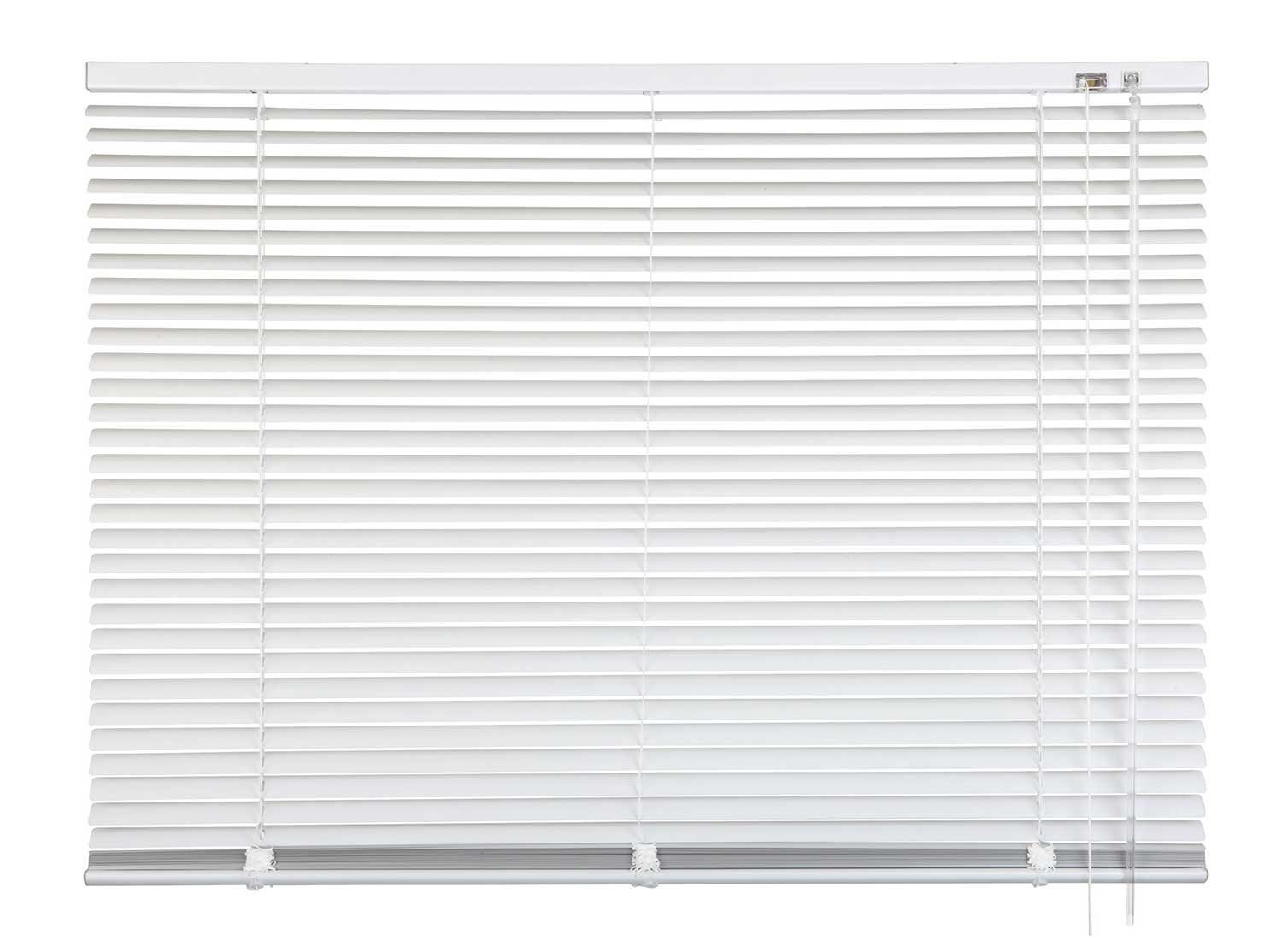 mydeco Jalousie LOUSIE, Aluminium, Weiß, B 120 x H 175 cm, ohne Bohren