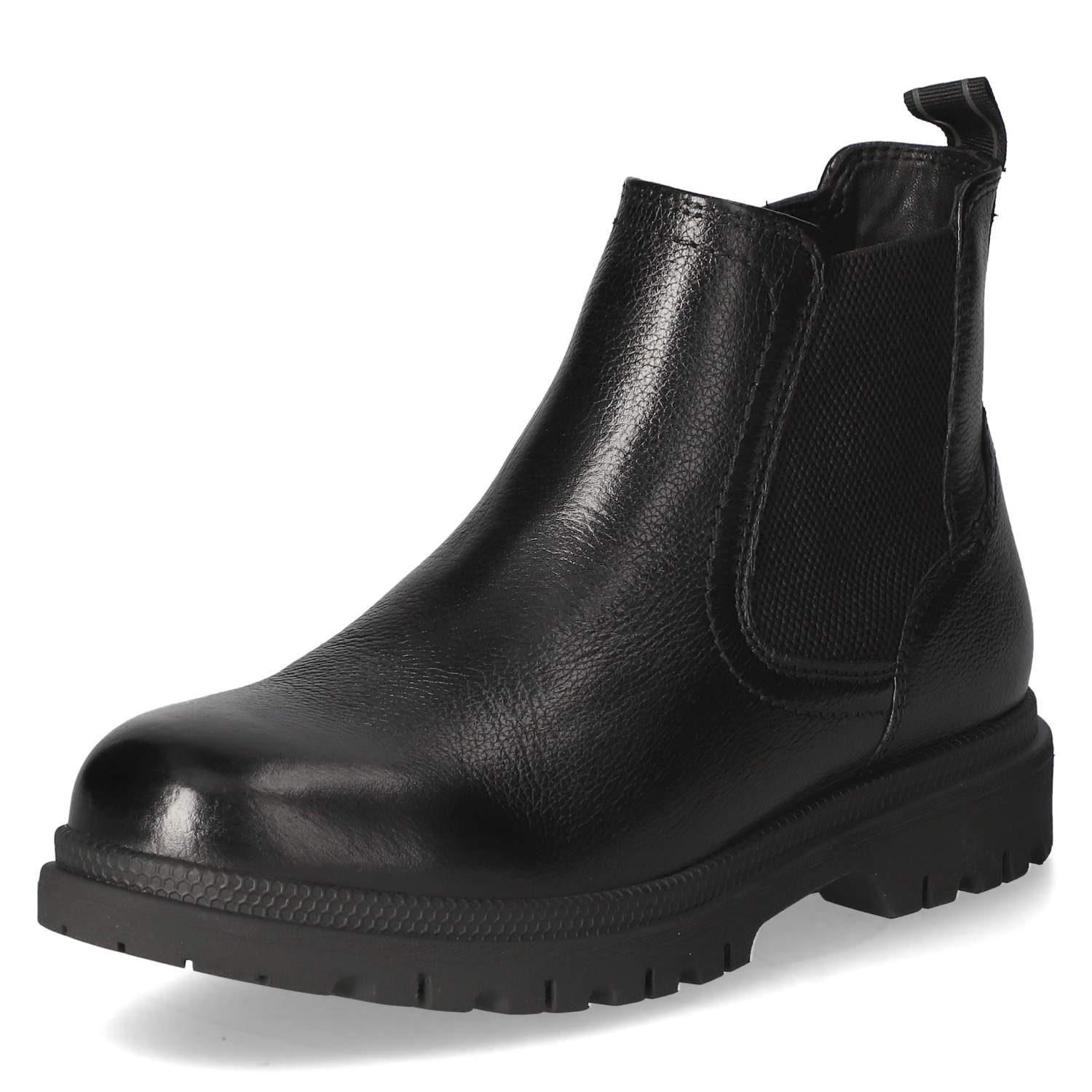 Tamaris Tamaris 1-25440-45/003 Damen Leder & Textil schwarz Schlupfstiefel günstig online kaufen
