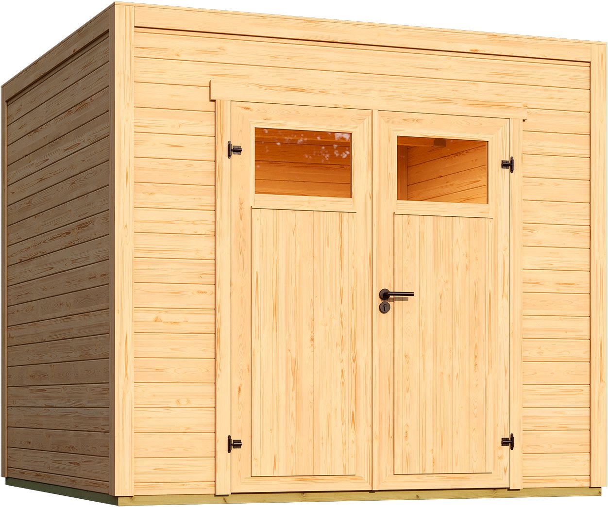 Thumbnail - weka Gartenhaus Batu/Nika 1,5, BxT: 250x207,4 cm, 28 mm starke Blockbohlen