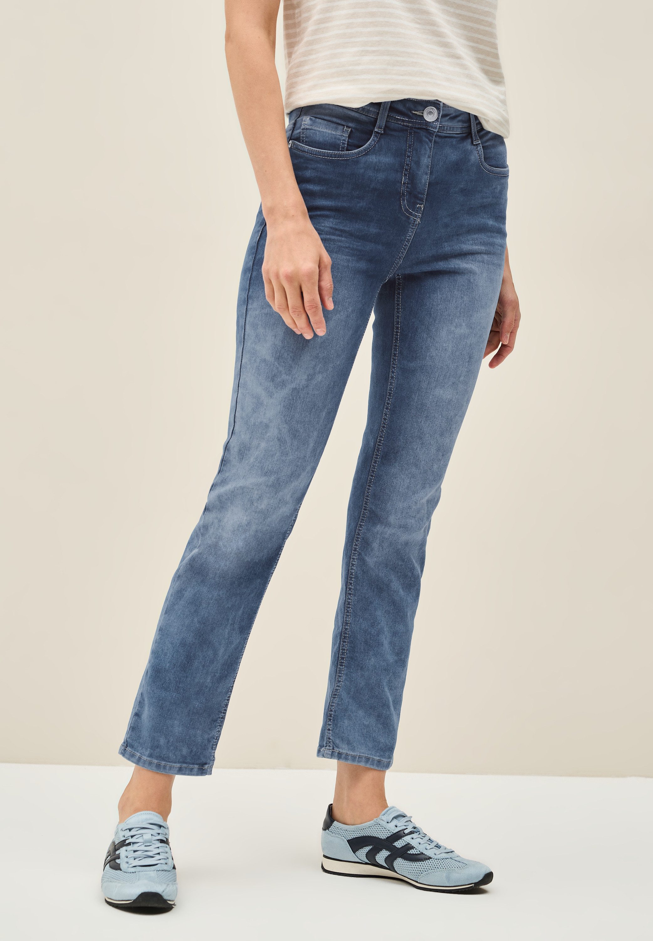 CECIL Gerade Jeans High Waist günstig online kaufen