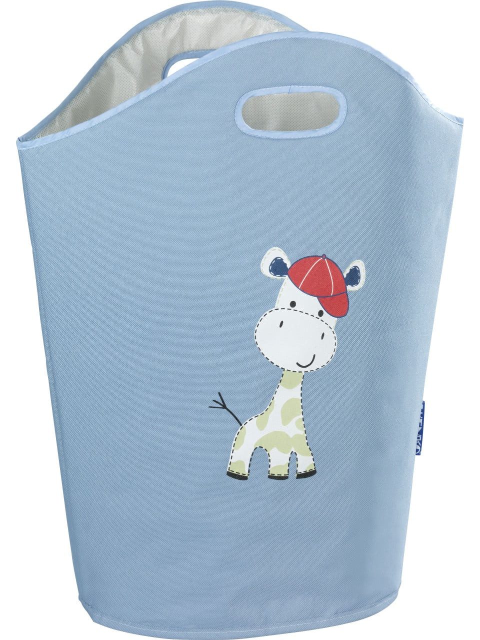 WENKO Wäschekorb Wenko Wäschesammler Kids Gerry 24 l, blau, beige