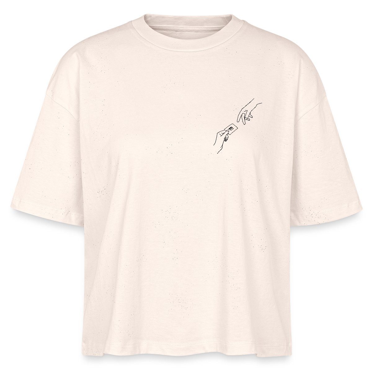 Spreadshirt T-Shirt Die Drei Fragezeichen Vierte Detektivin Visitenkarte Boxy Shirt Damen (1-tlg)