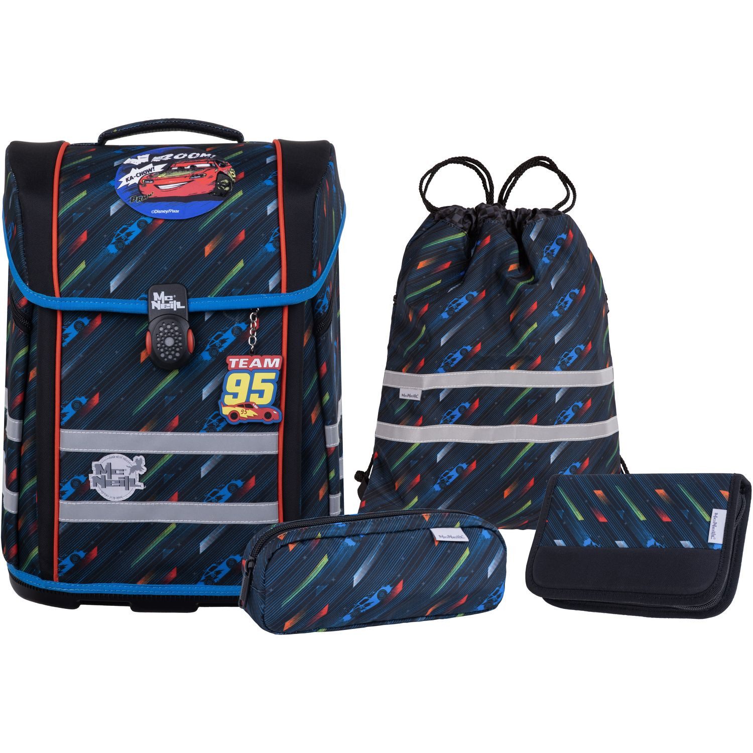 McNeill Schulranzen Set PERFECTO 5tlg. CARS