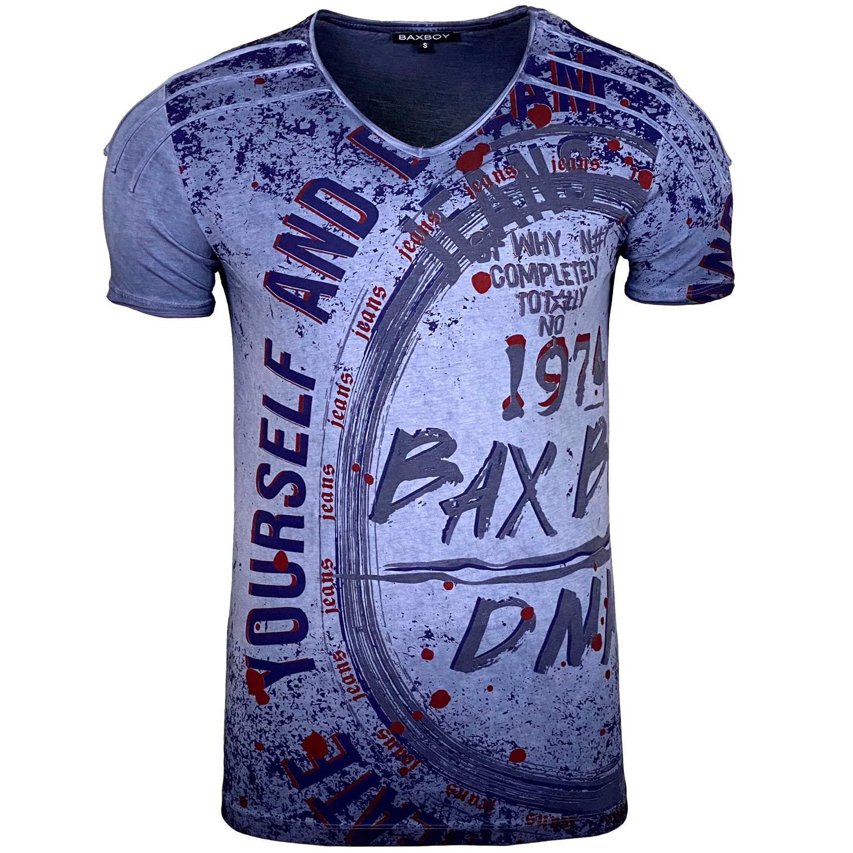 Baxboy T-Shirt Baxboy Verwaschen mit modernem günstig online kaufen