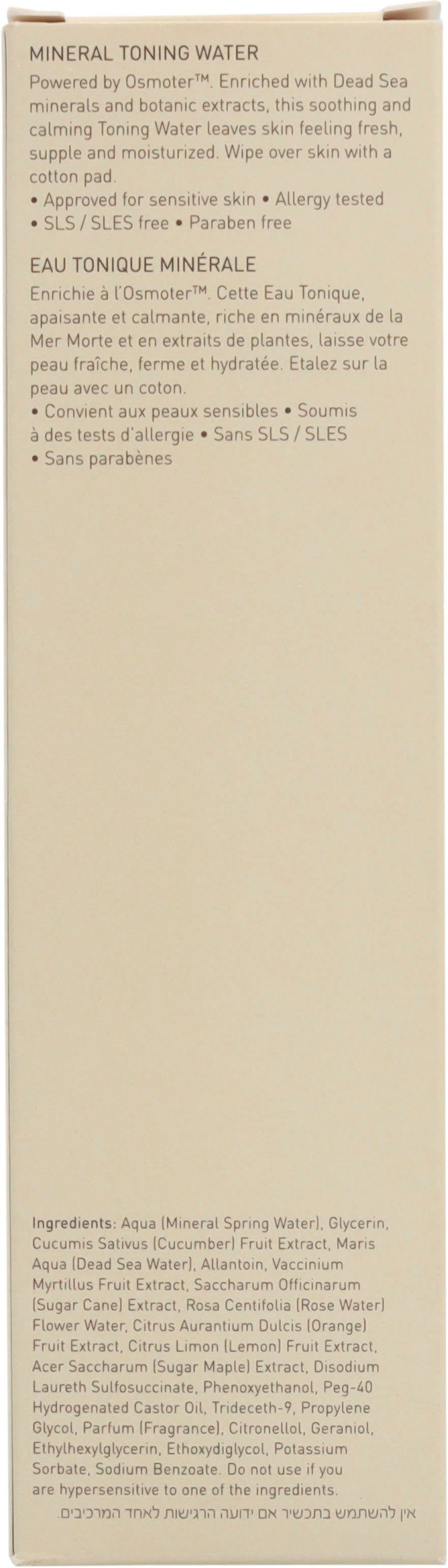 AHAVA Gesichtswasser Time To Clear Mineral Toning Water, Reinigt und pflegt, reich an Mineralien, verkleinert Poren.