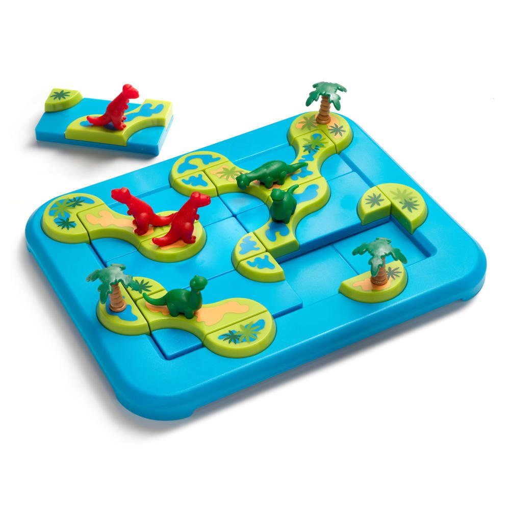 Smart Games Spiel Dinosaurier - Geheimnisvolle Inseln, Solitärspiel