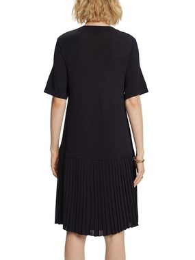 Esprit Collection Minikleid Plissiertes Kleid mit tiefer Taille