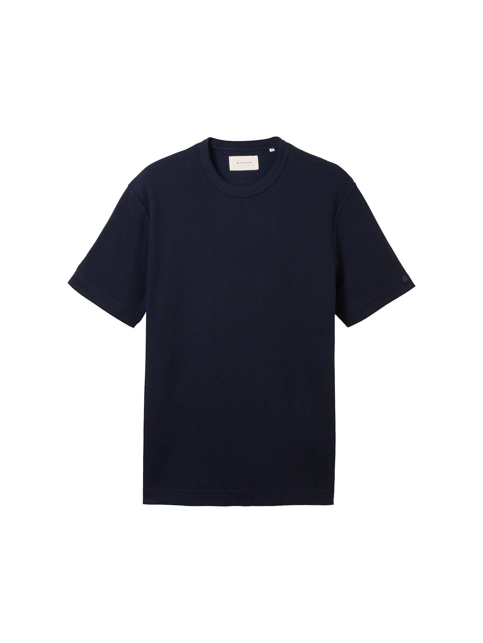 captain sky mit TAILOR TOM T-Shirt Struktur T-Shirt blue