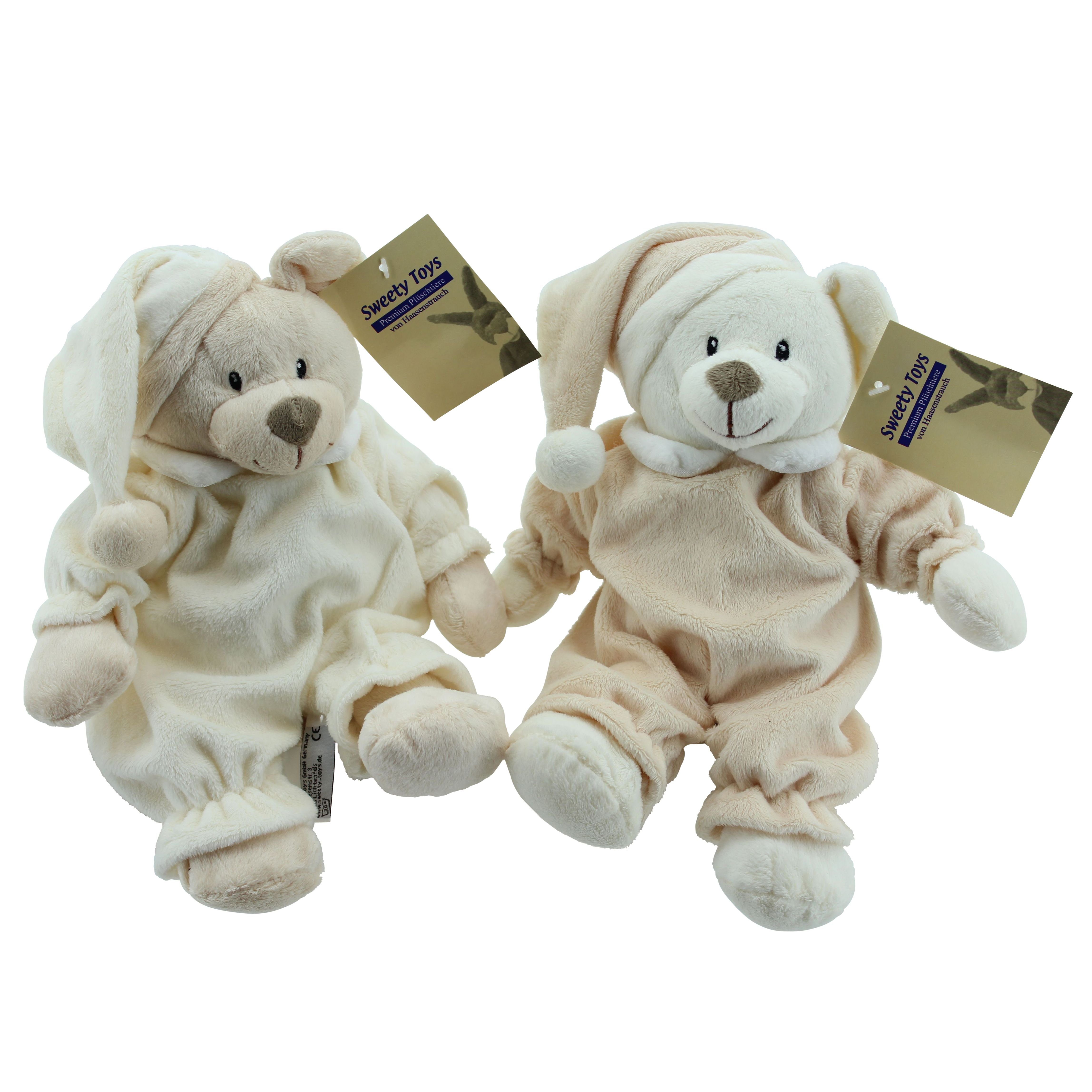 Sweety-Toys Kuscheltier Sweety-Toys 6267 Sleepy Teddyset Kuschelbären 31cm beige & 31cm braun