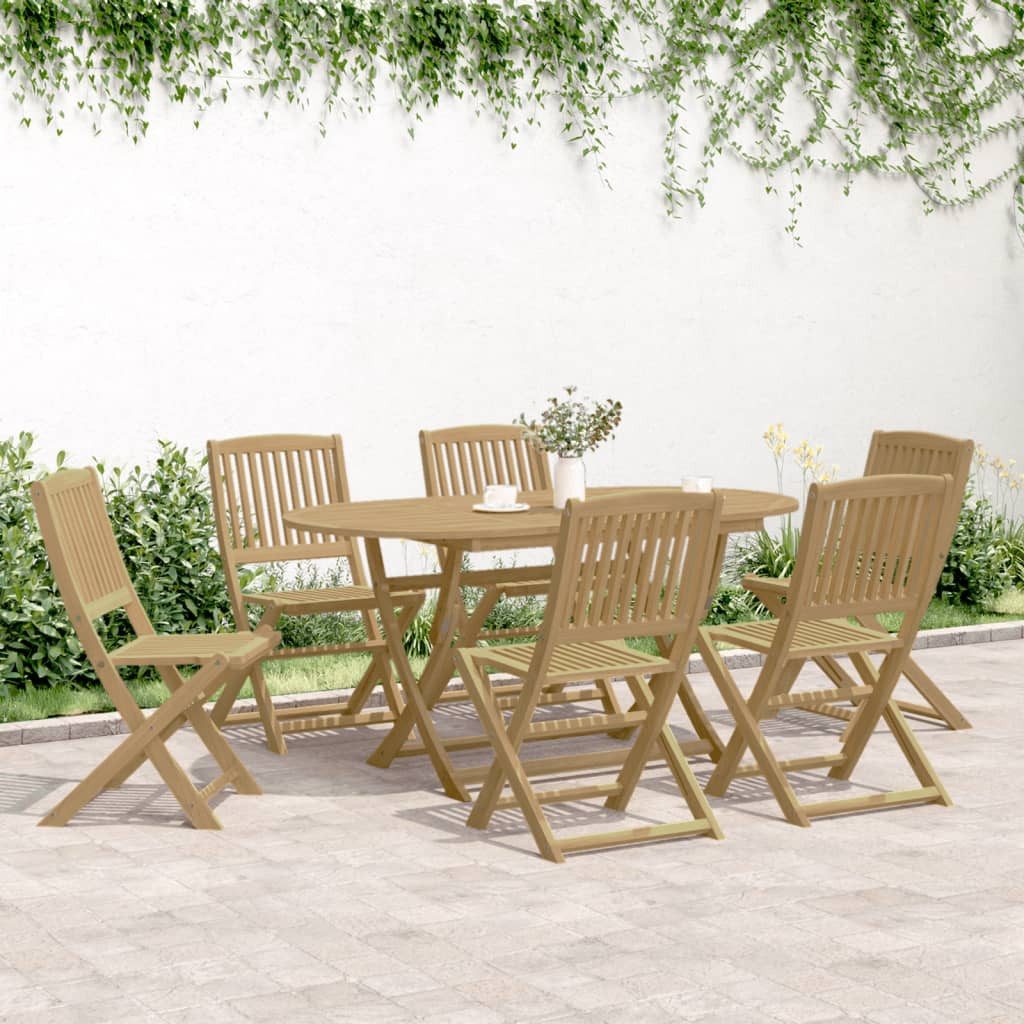 vidaXL Gartenstuhl Gartenstühle 6 Stk. Klappbar günstig online kaufen