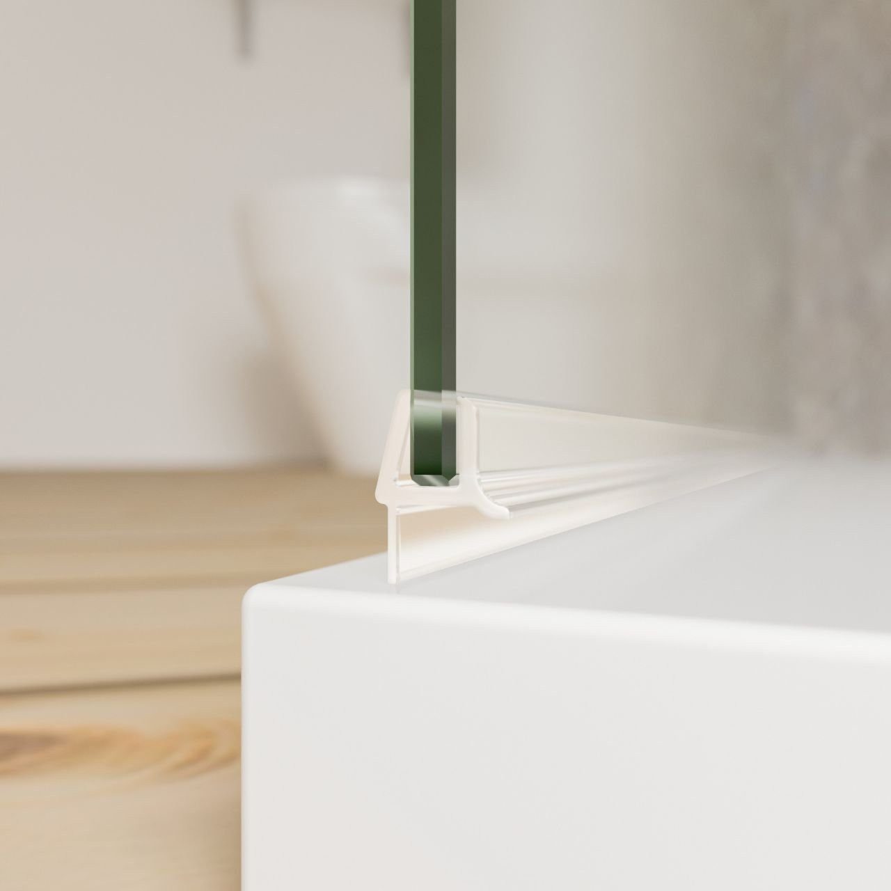 Schulte Duschablauf Schulte Duschdichtung Glasstärke: 5 mm Länge: 120