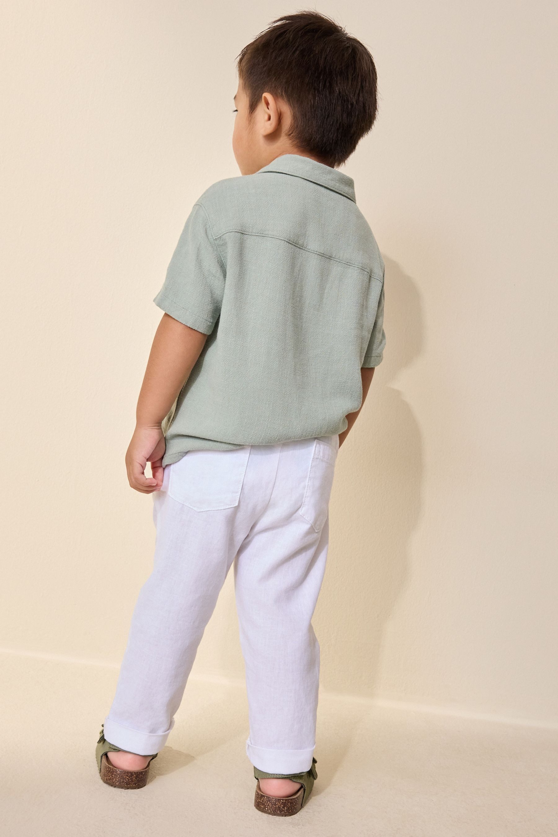 Next Stoffhose Hose aus Leinengemisch (1-tlg)